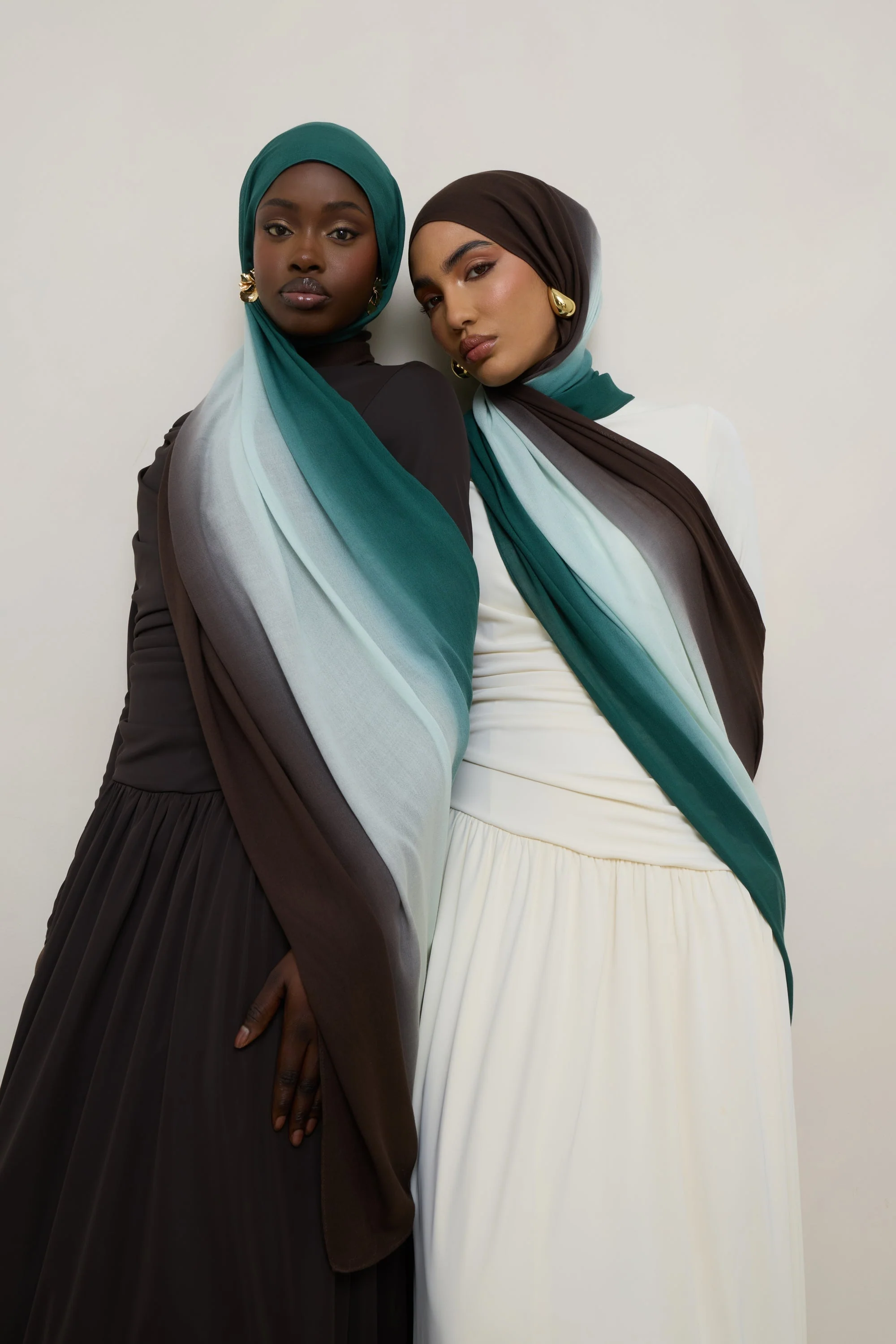 Ombre Modal Hijab - Rainforest Mist - Image 7