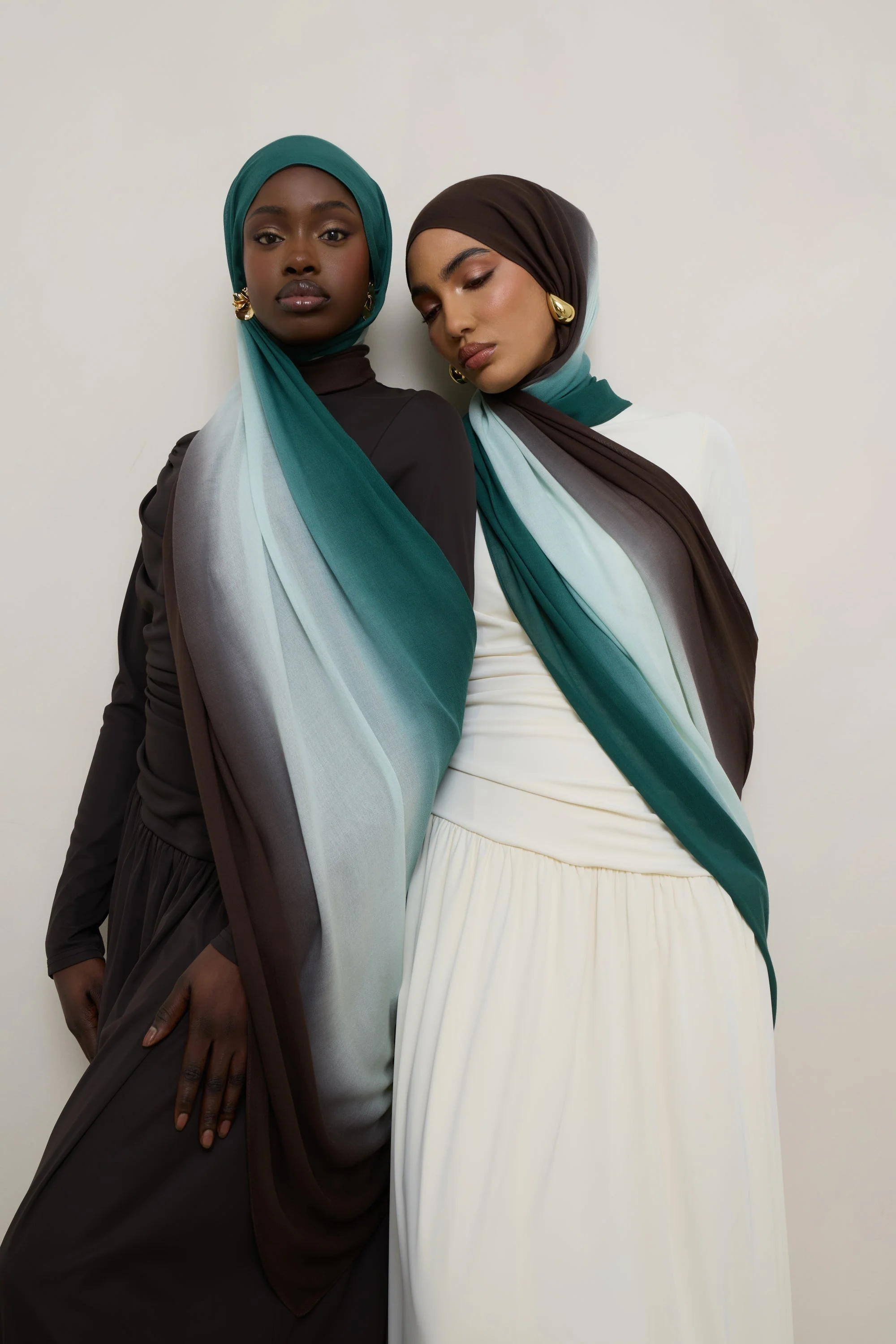 Ombre Modal Hijab - Rainforest Mist - Image 8
