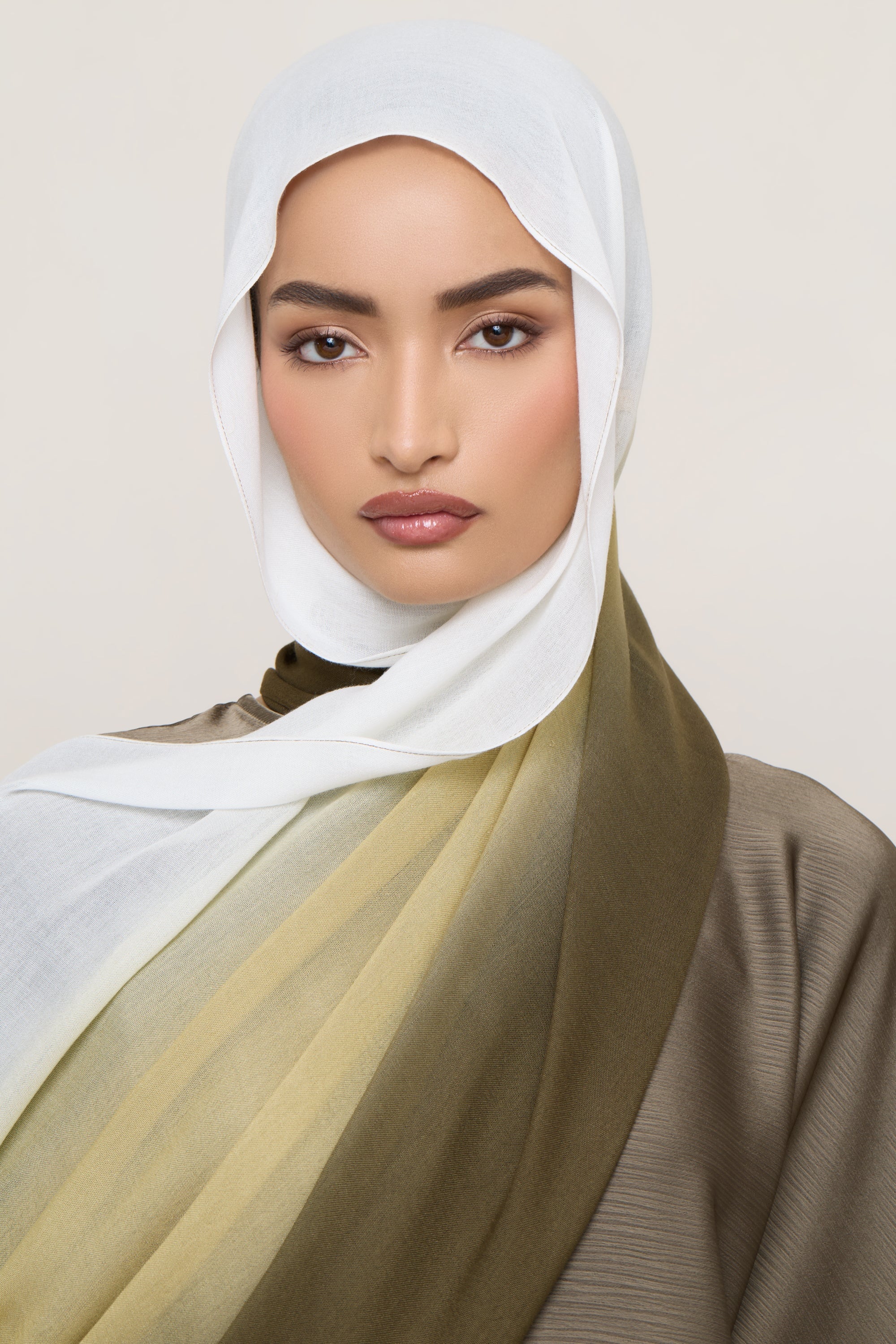 Ombre Modal Hijab - Sage - Image 2