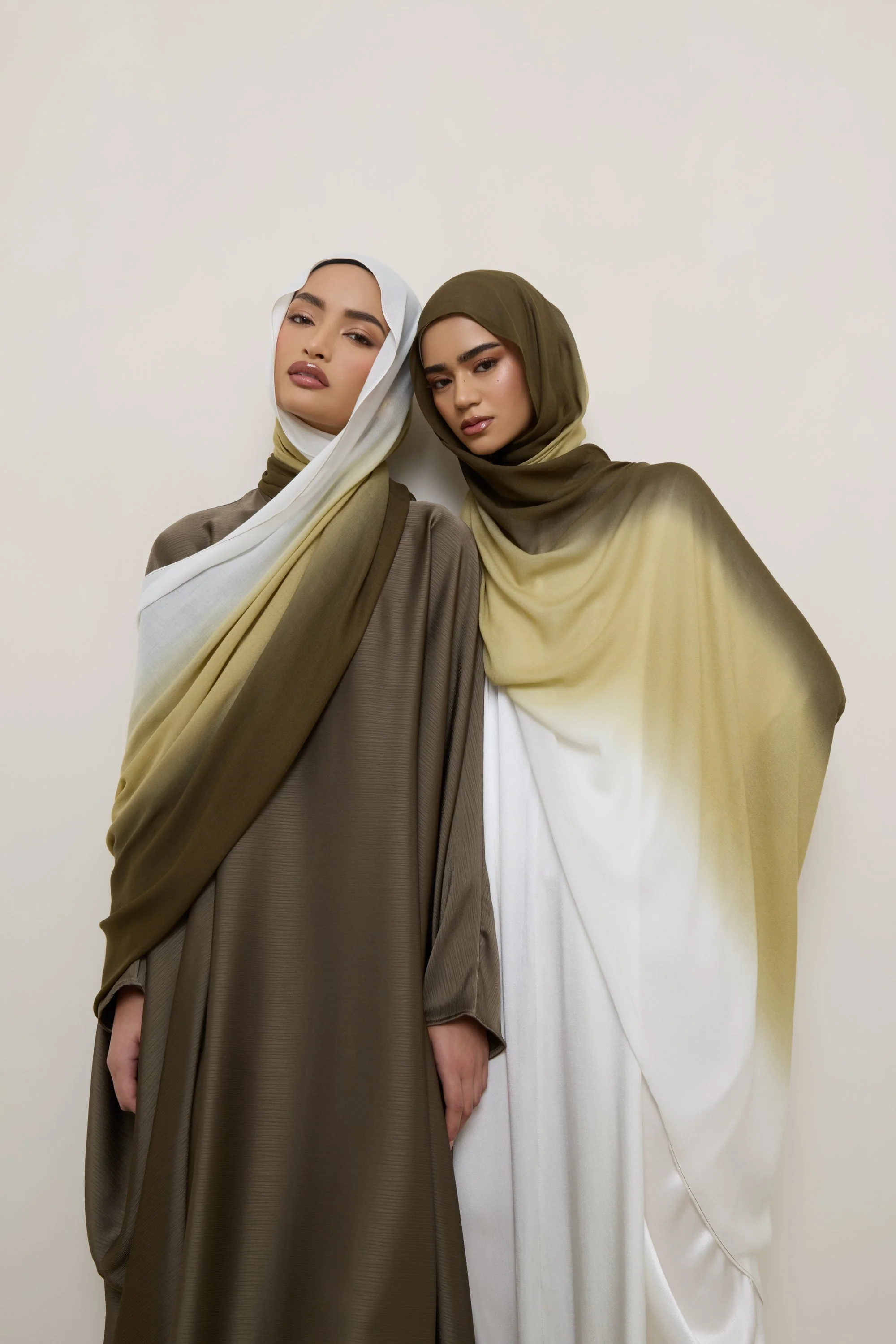 Ombre Modal Hijab - Sage - Image 4