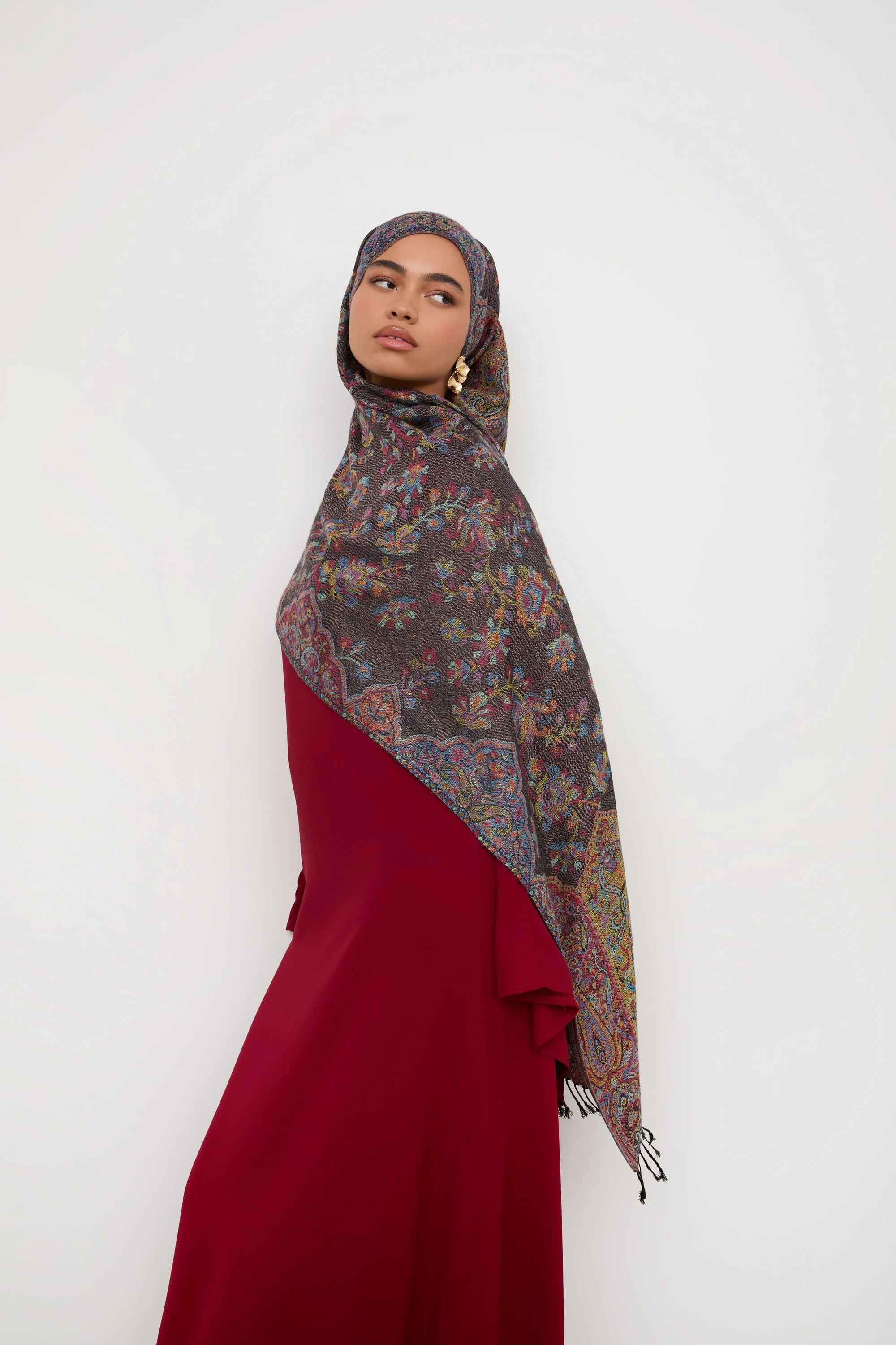 Pashmina Hijab Scarf - Prism - Image 6