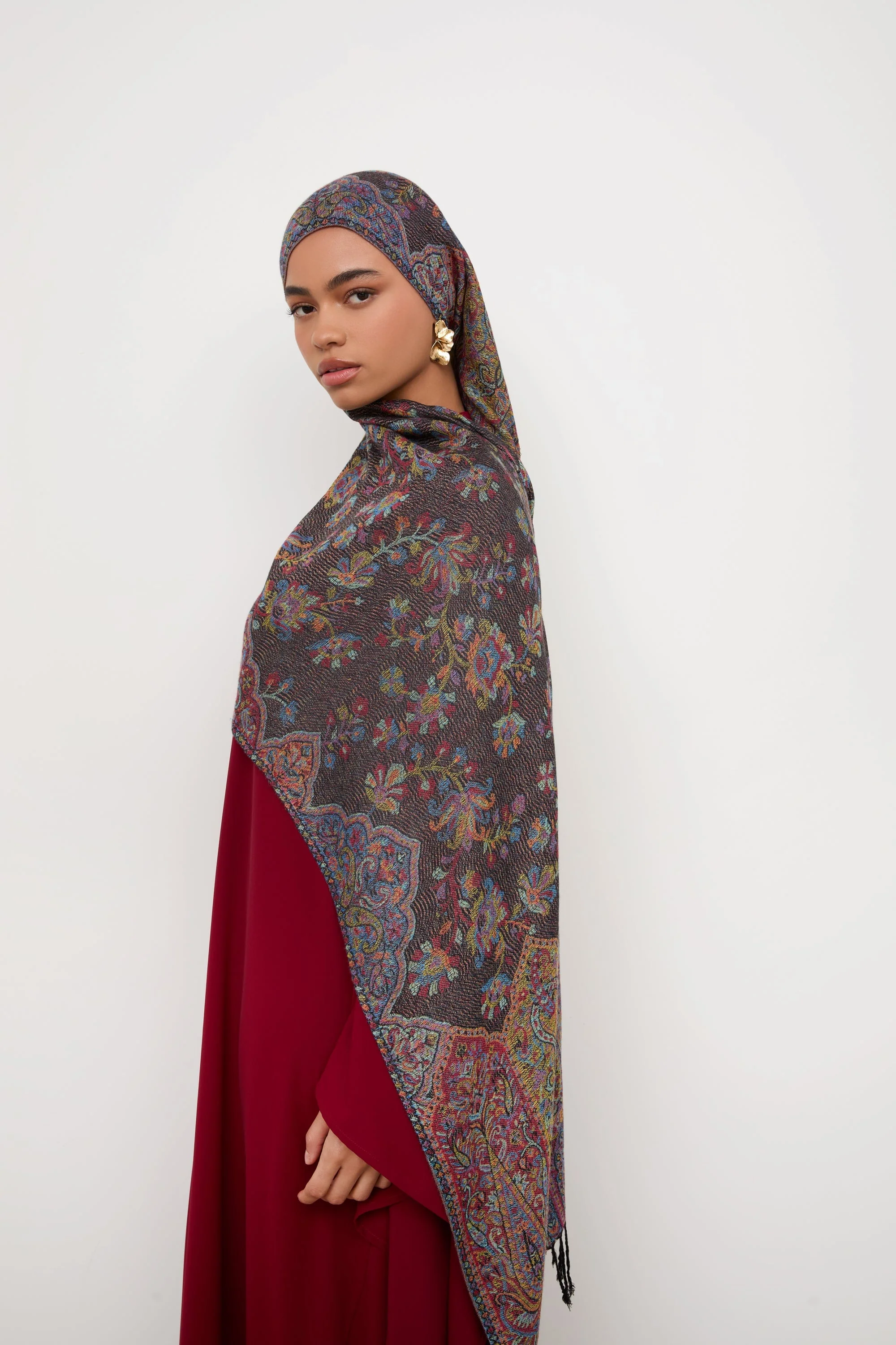 Pashmina Hijab Scarf - Prism - Image 7