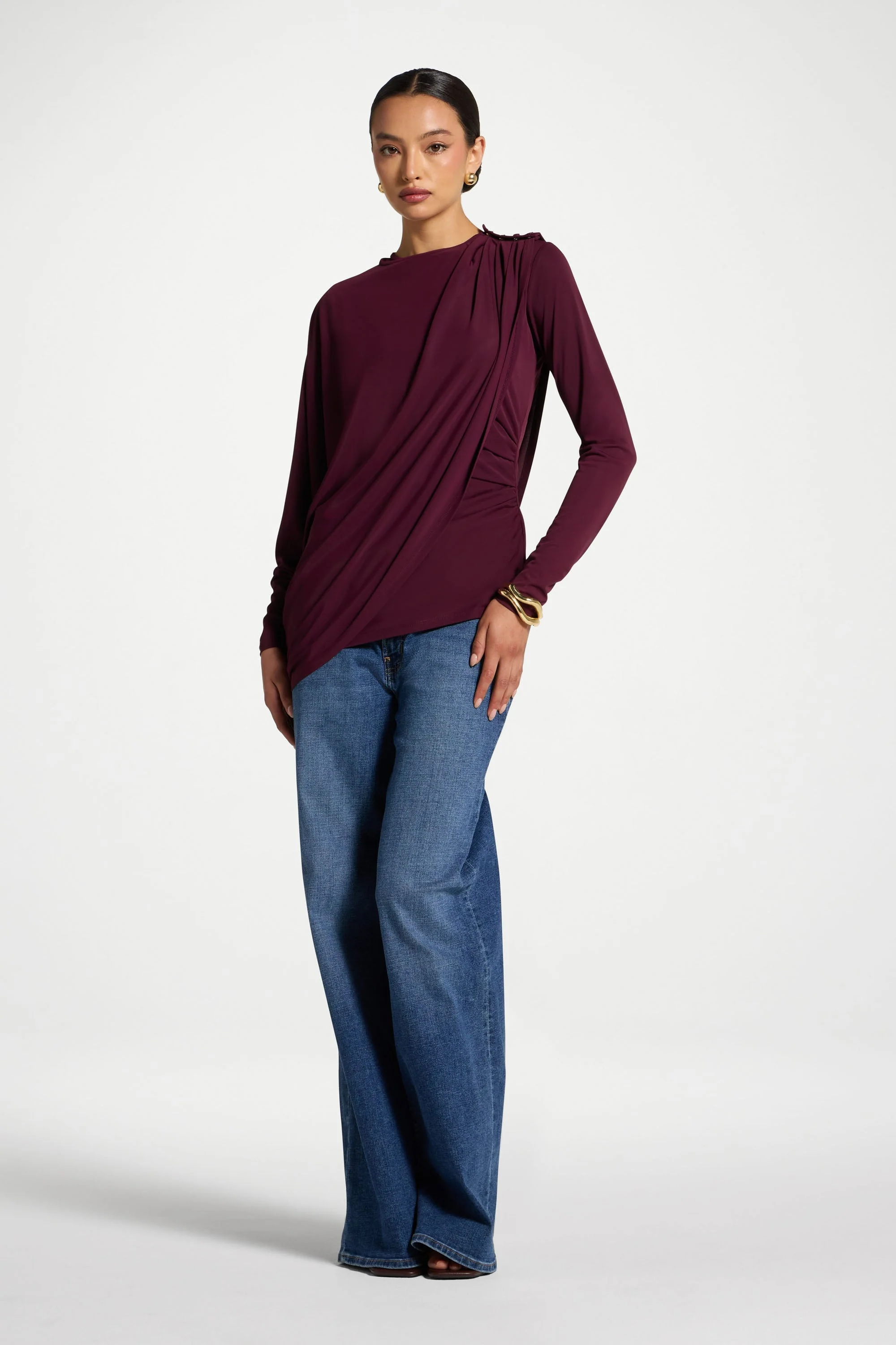 Asymmetric Top & Cape Set - Fig - Image 4