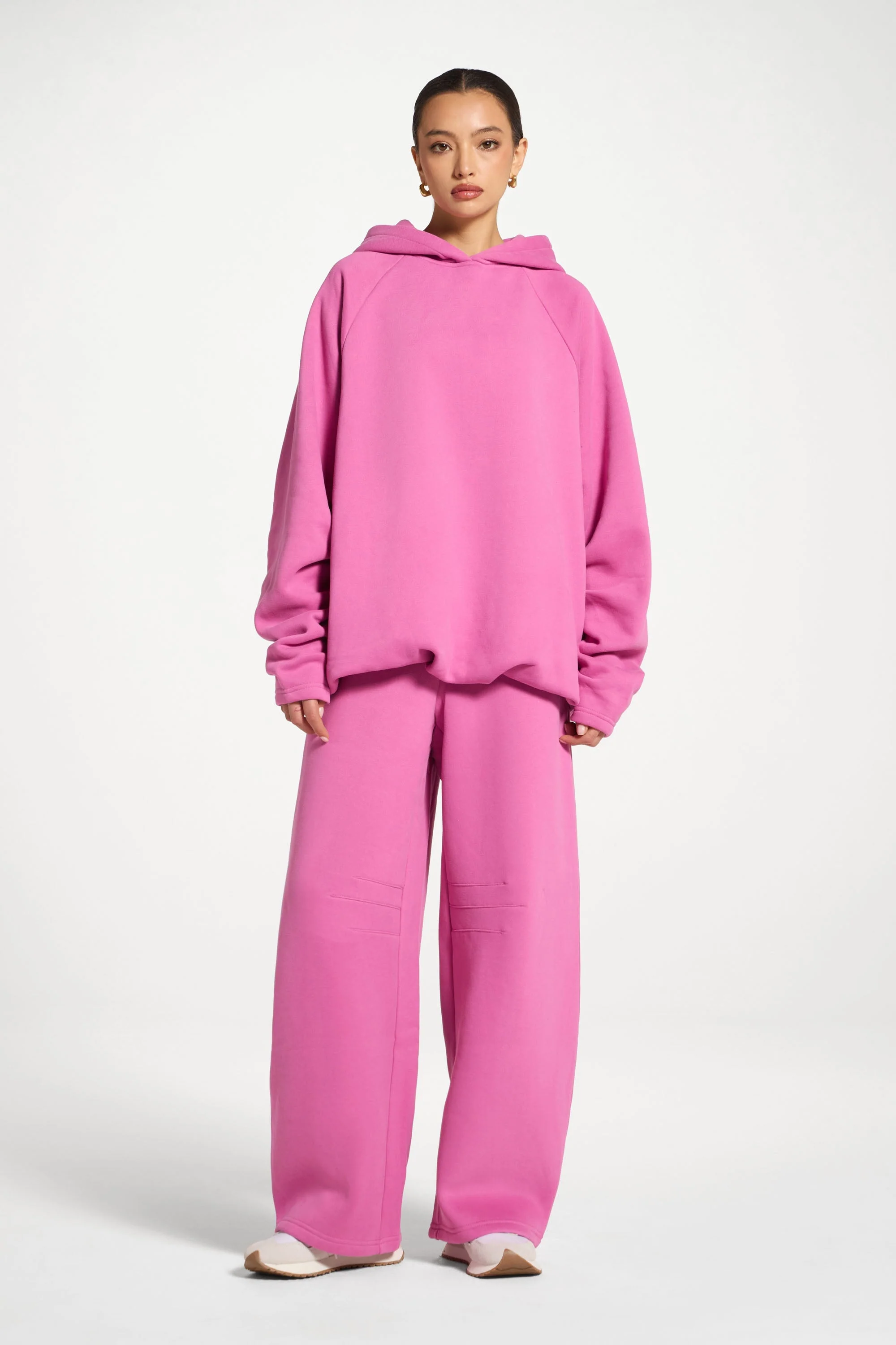 Pleated Lounge Top & Pants Set - Orchid - Image 3