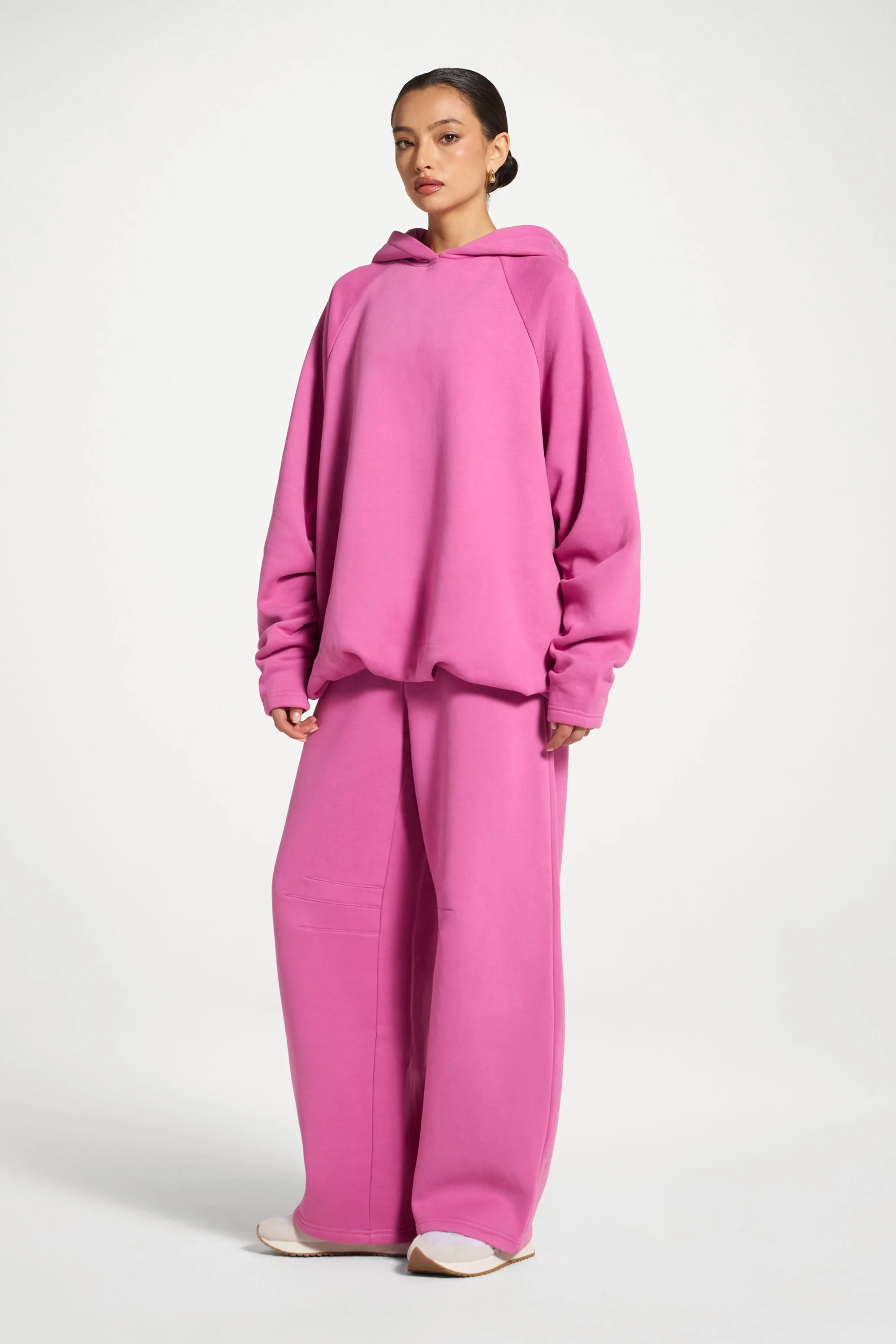 Pleated Lounge Top & Pants Set - Orchid - Image 4