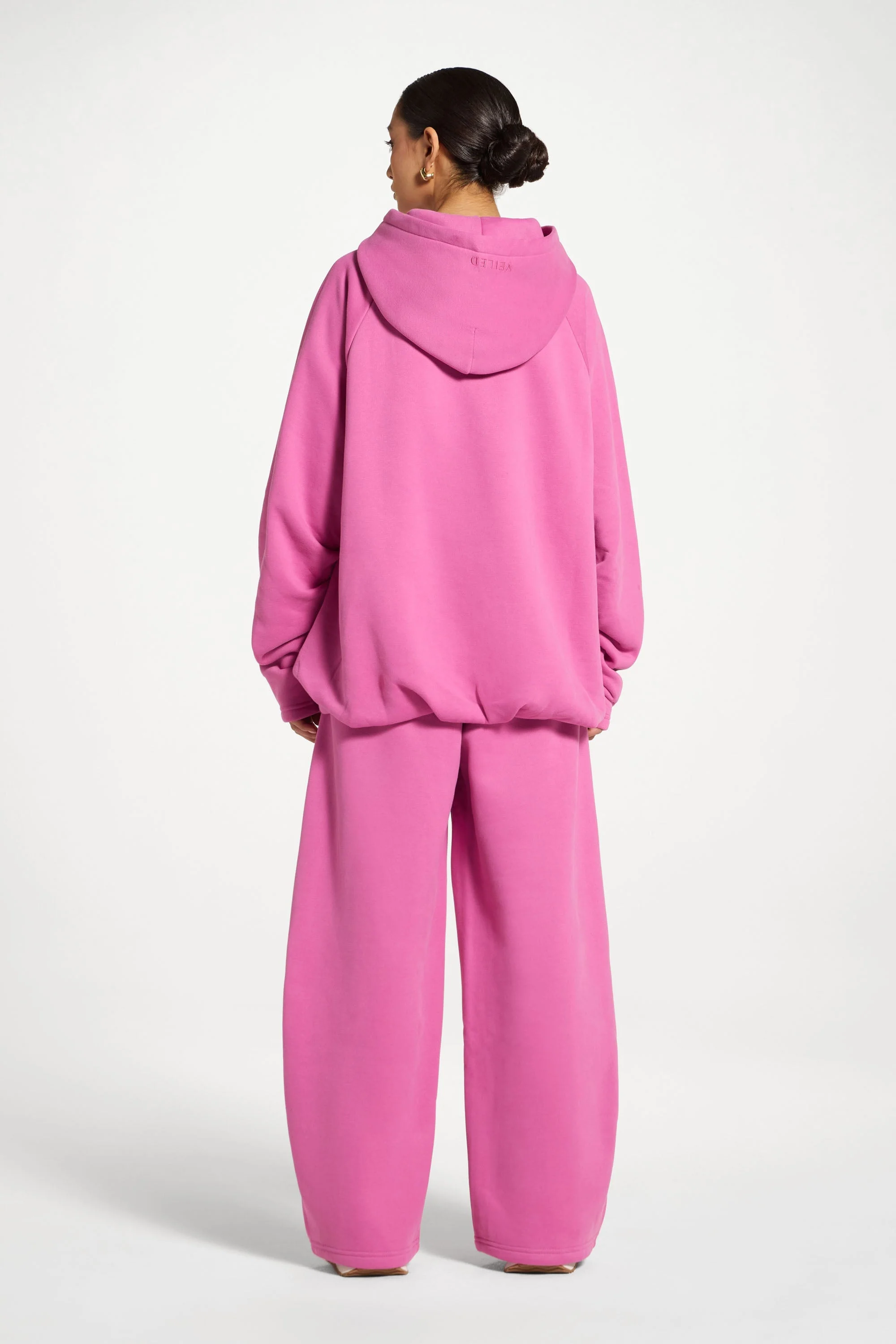 Pleated Lounge Top & Pants Set - Orchid - Image 5