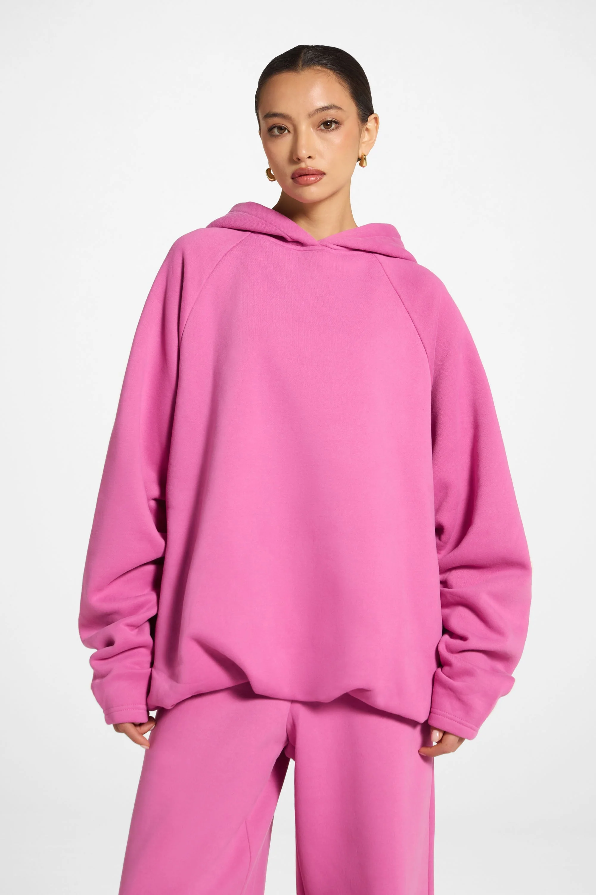 Pleated Lounge Top & Pants Set - Orchid - Image 6
