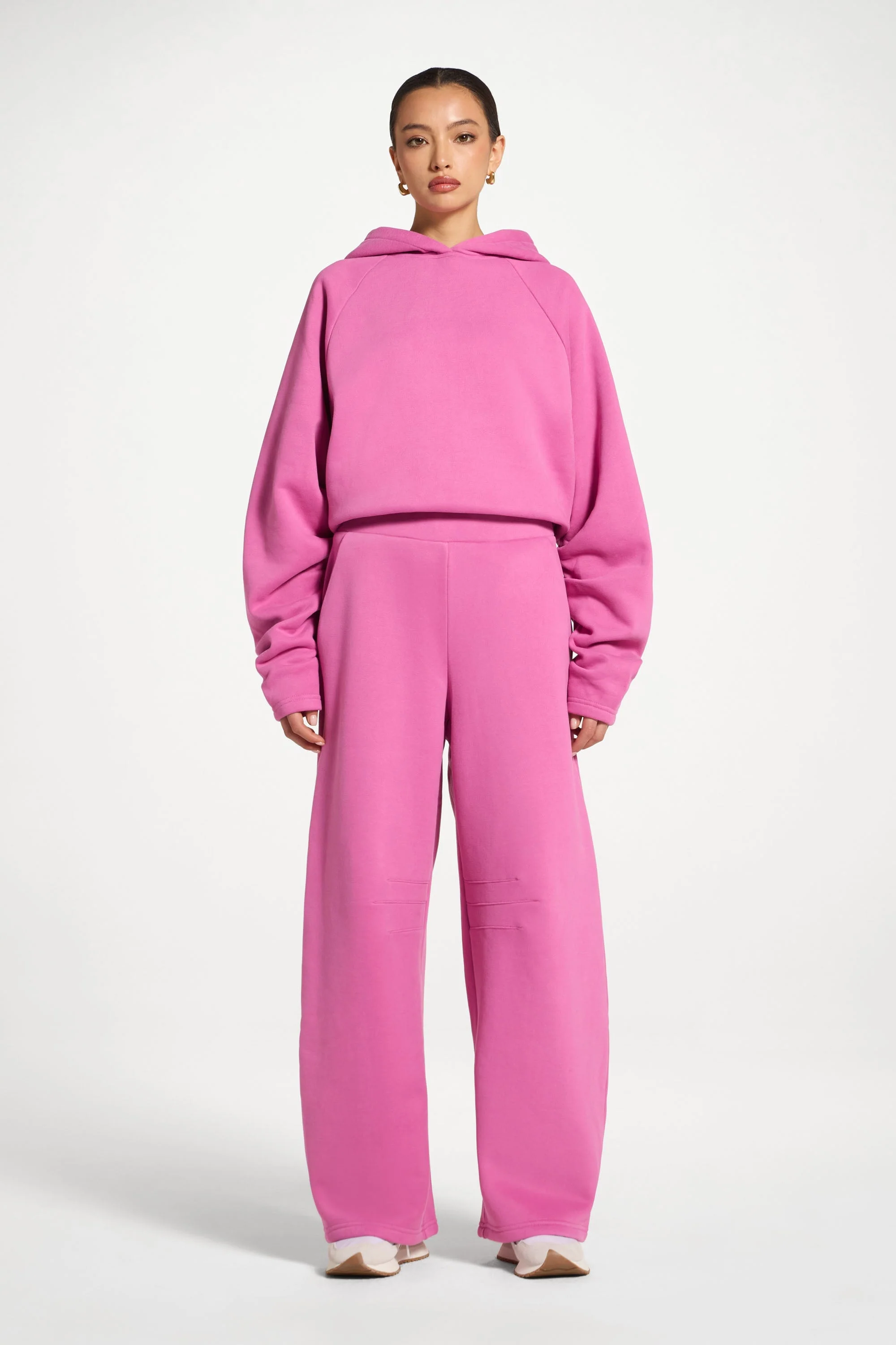 Pleated Lounge Top & Pants Set - Orchid - Image 7