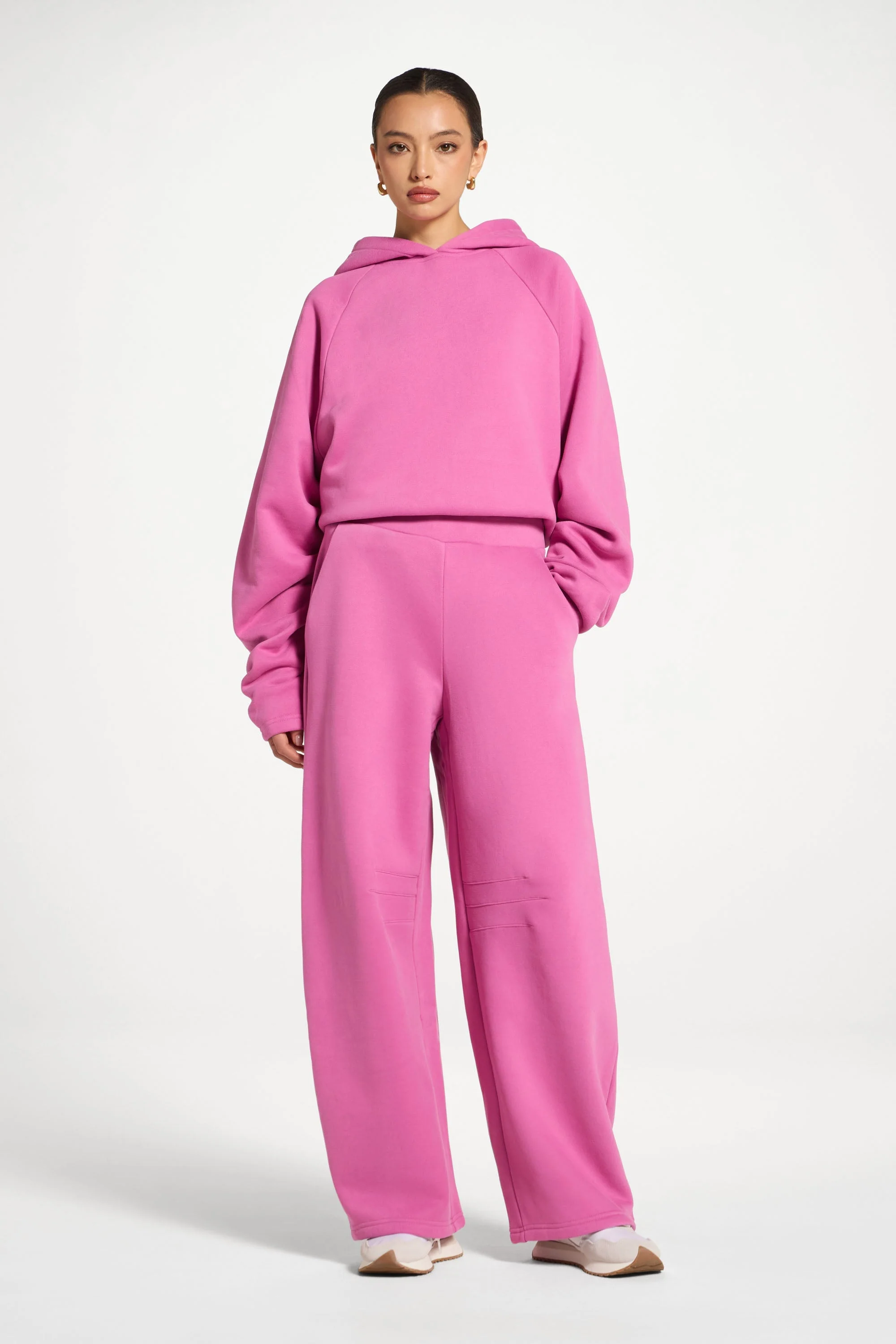 Pleated Lounge Top & Pants Set - Orchid - Image 8