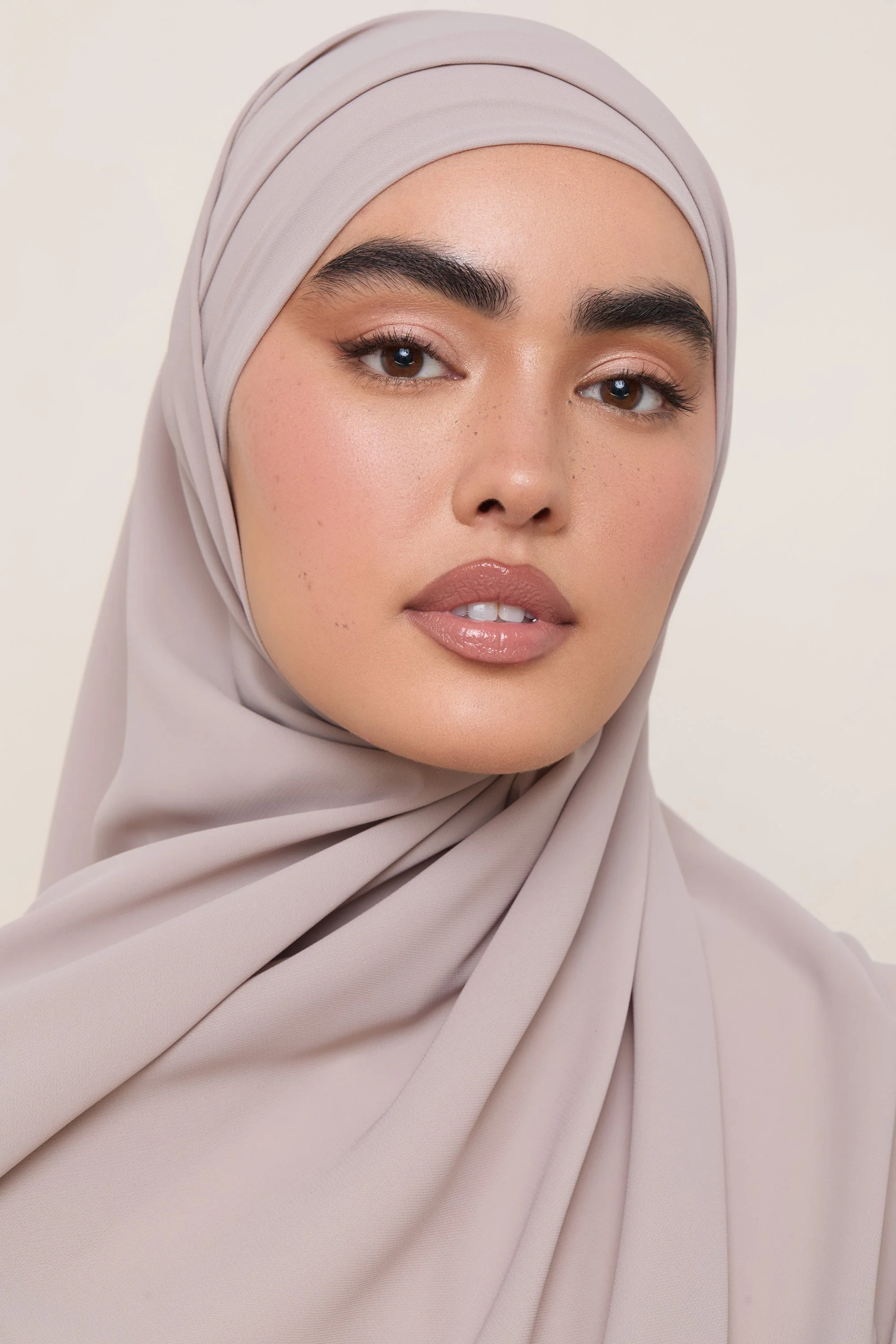 Premium Chiffon Hijab - Cobblestone