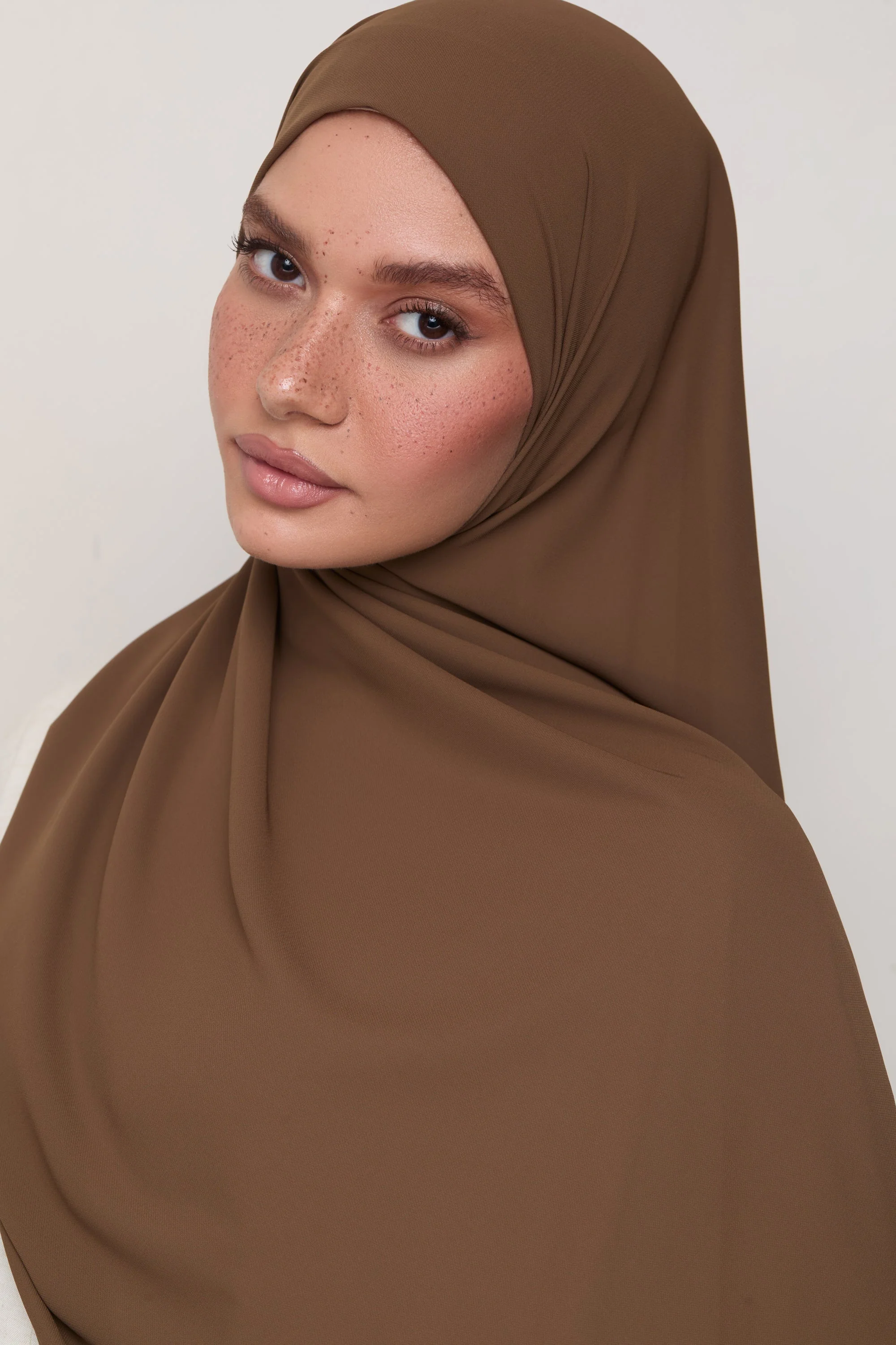 Premium Chiffon Hijab - Desert Palm - Image 3