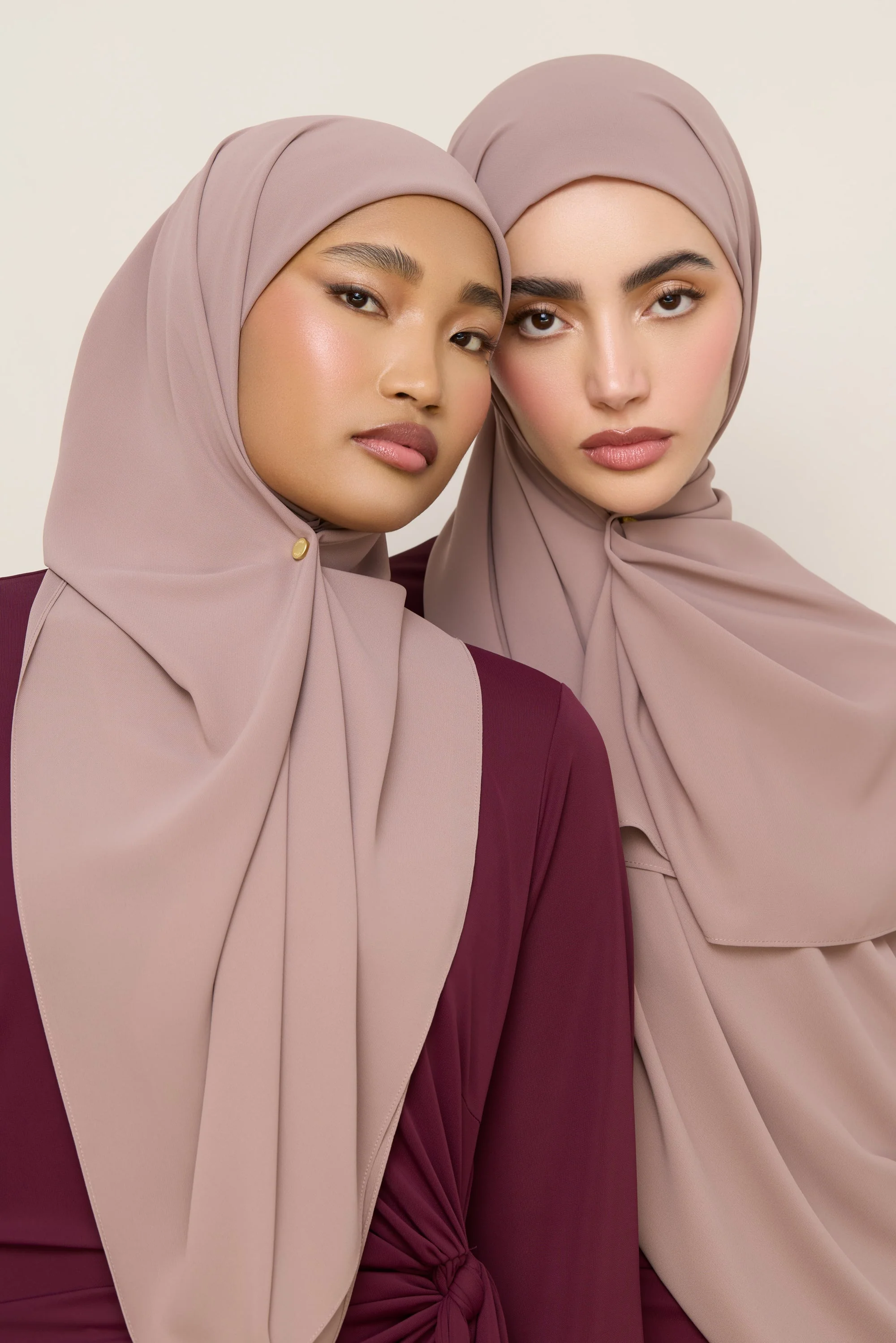 Premium Chiffon Hijab - Truffle Brown - Image 5