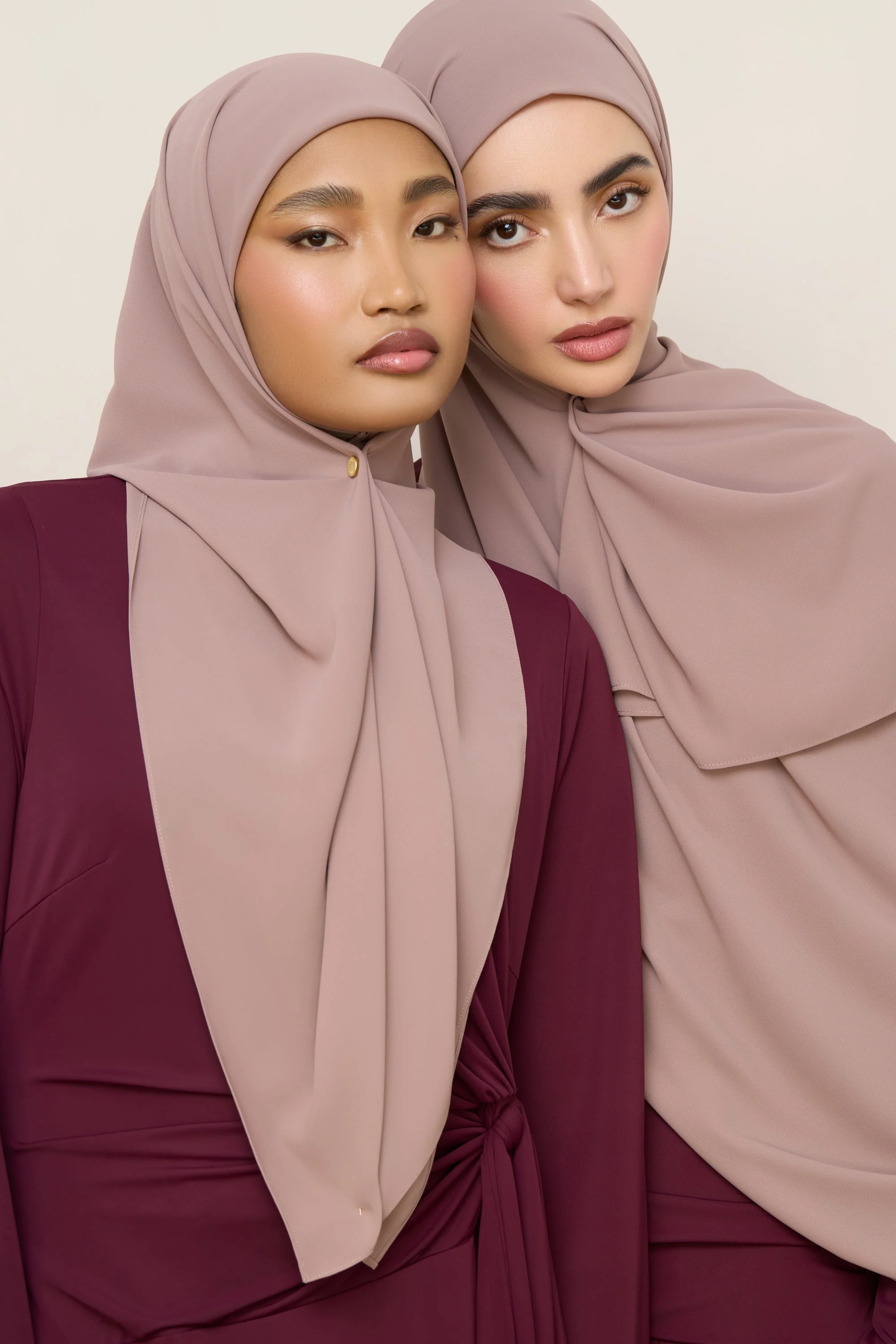 Premium Chiffon Hijab - Truffle Brown - Image 6