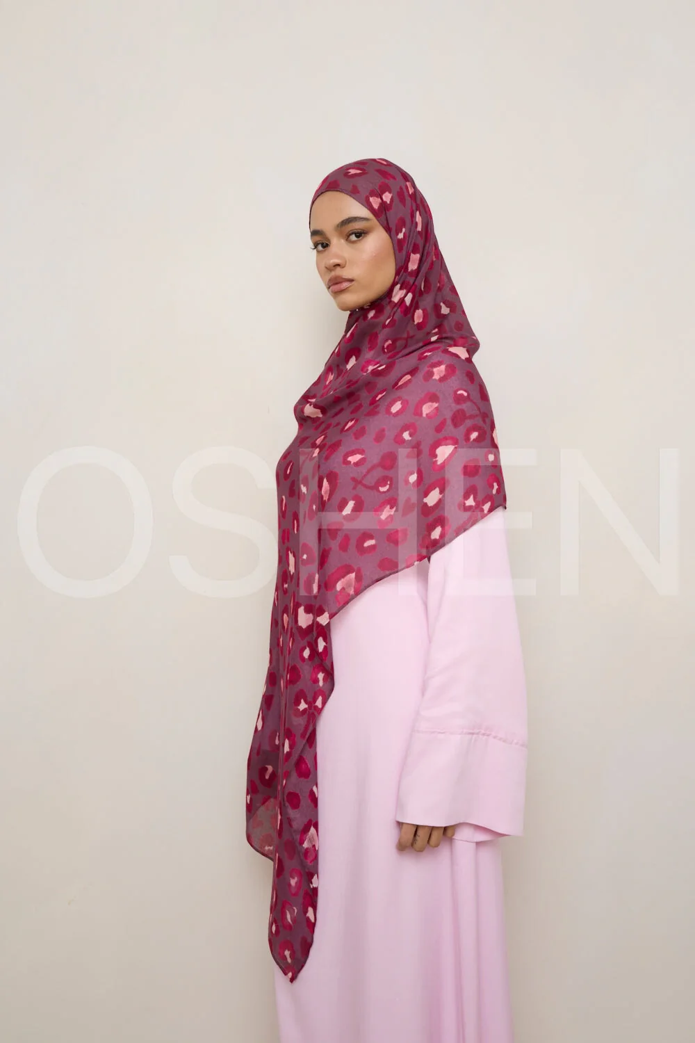 Printed Modal Hijab - Amoria - Image 4