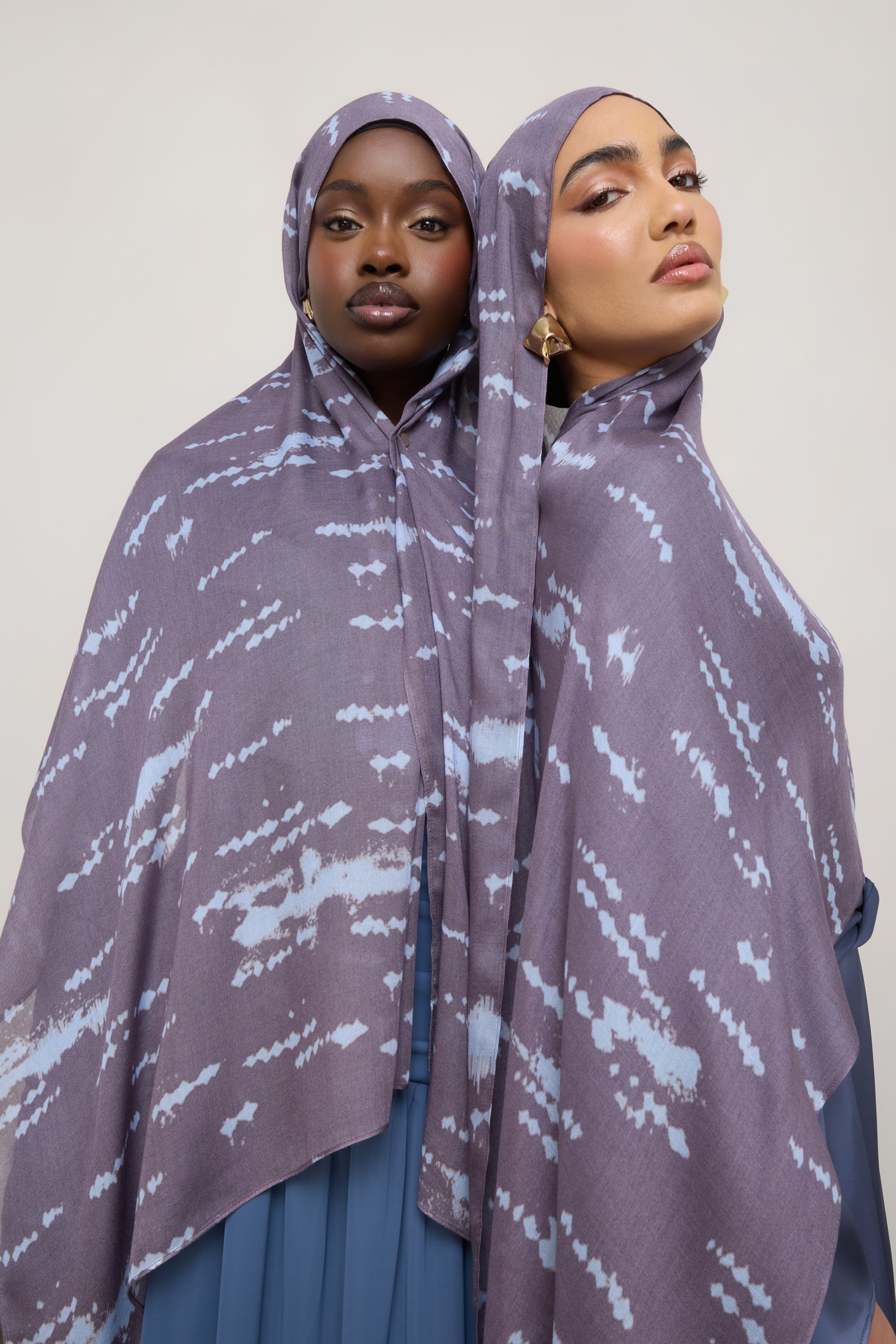 Printed Modal Hijab - Dawn Speckles - Image 3