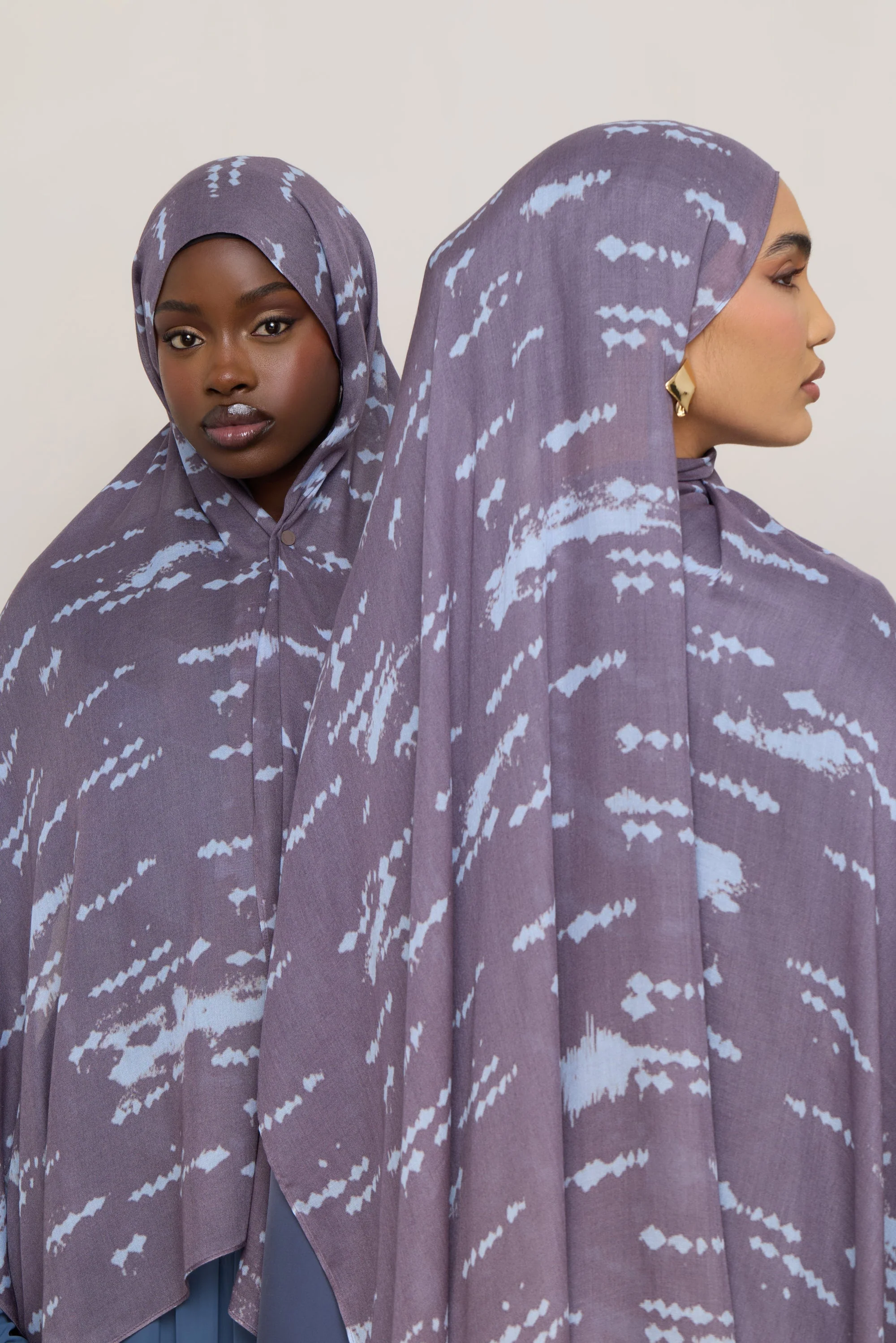 Printed Modal Hijab - Dawn Speckles - Image 6