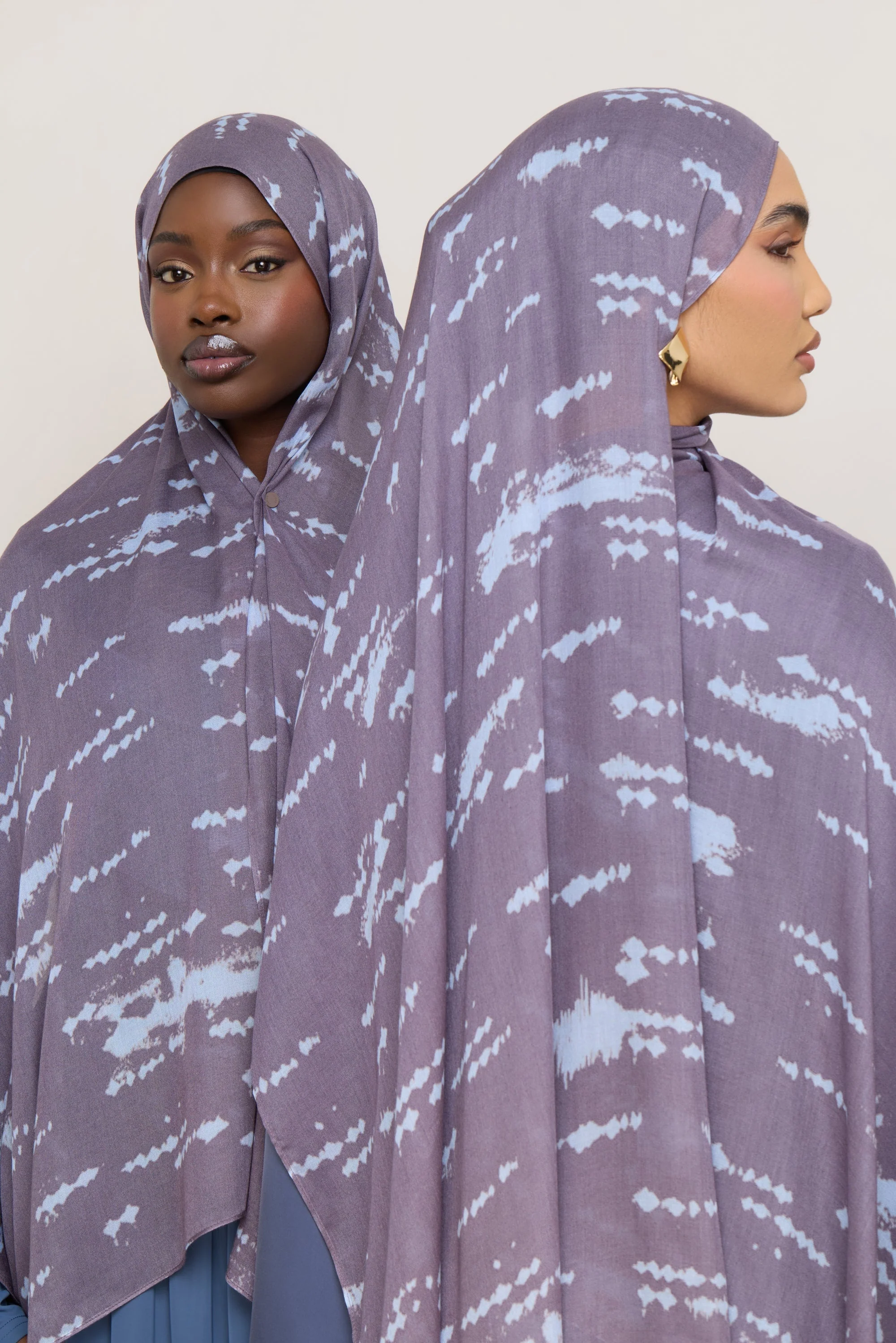 Printed Modal Hijab - Dawn Speckles - Image 7