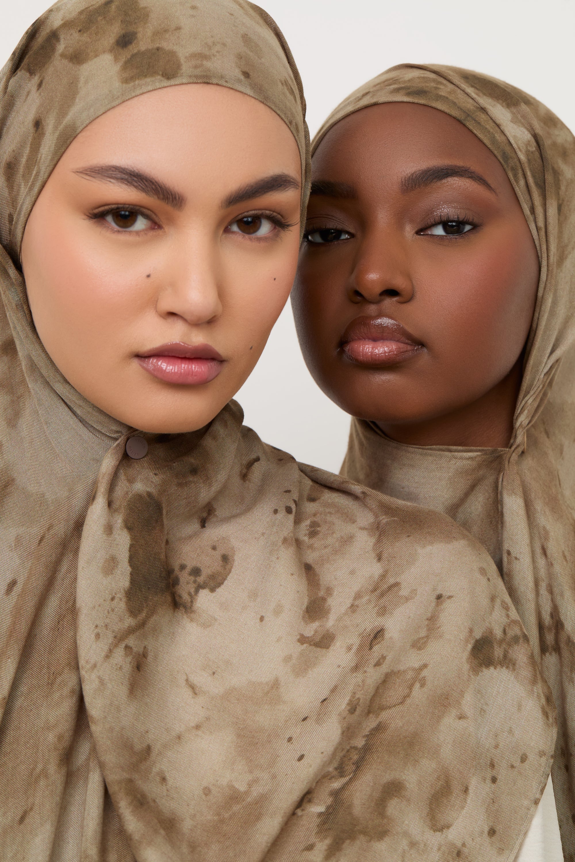 Printed Modal Hijab - Desert Dust - Image 5