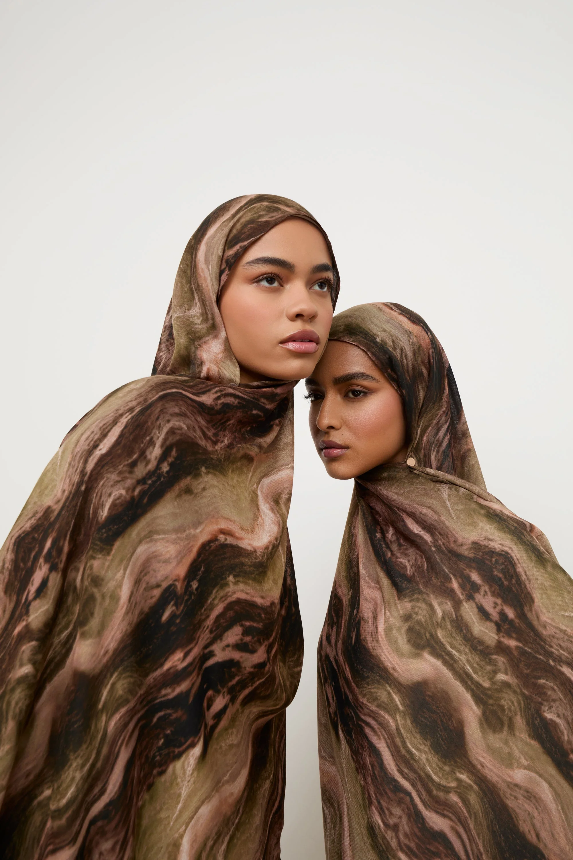 Printed Modal Hijab - Desert Marble - Image 4