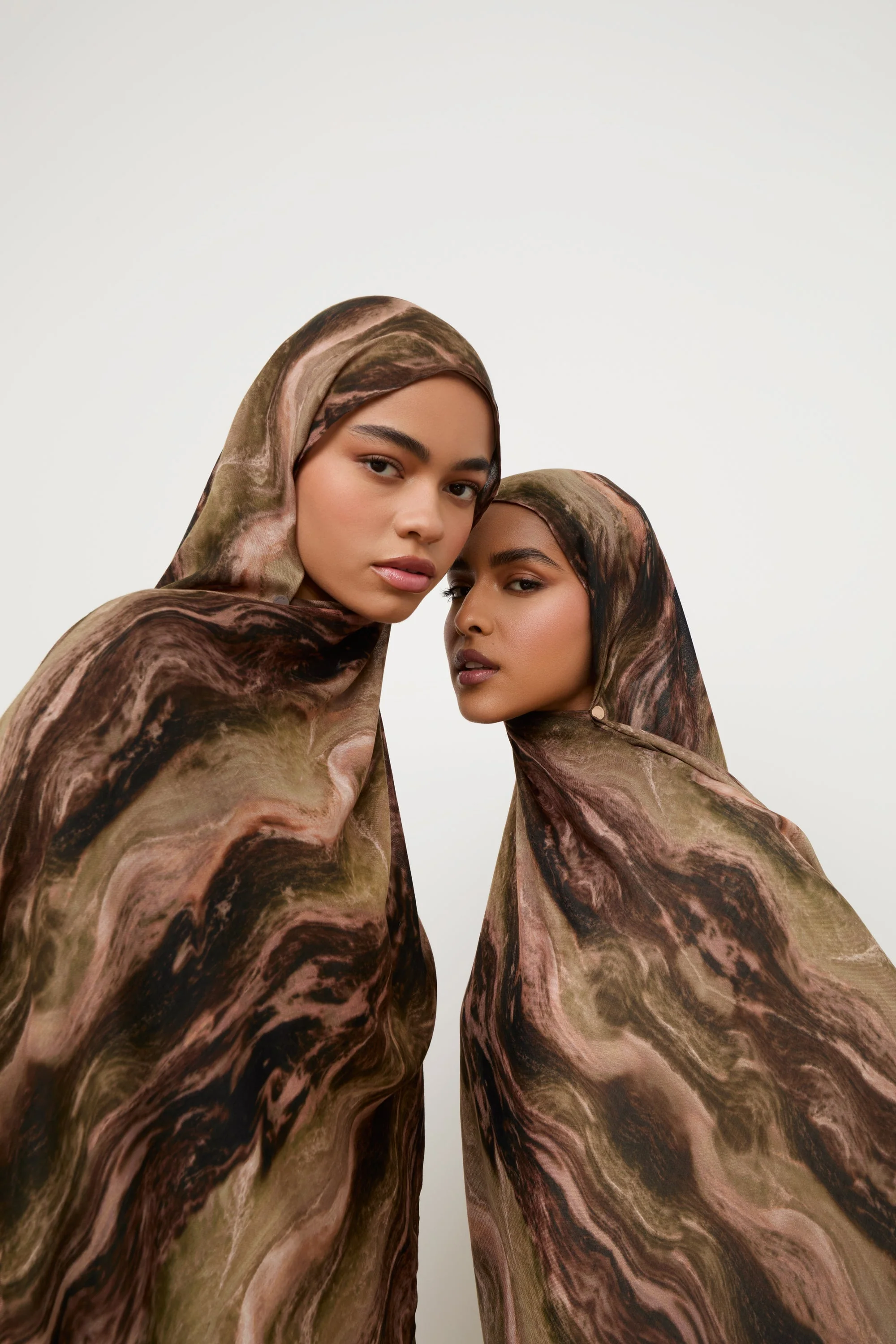 Printed Modal Hijab - Desert Marble - Image 7