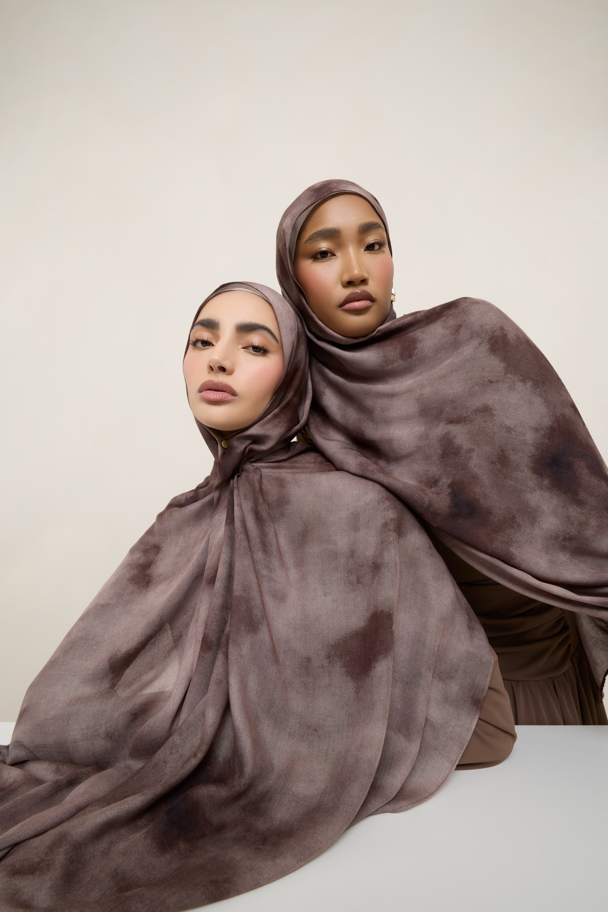 Printed Modal Hijab - Dune