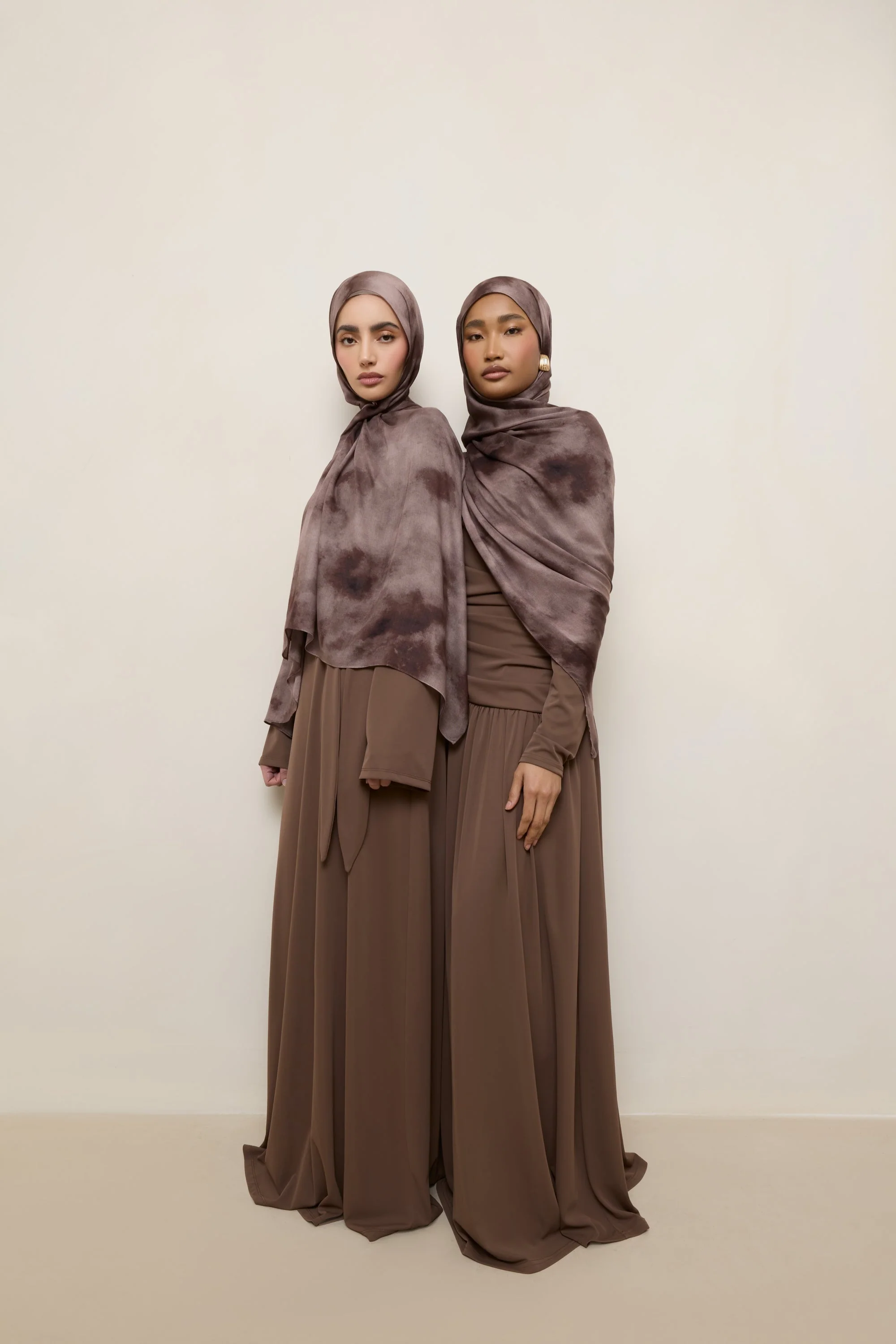 Printed Modal Hijab - Dune - Image 4