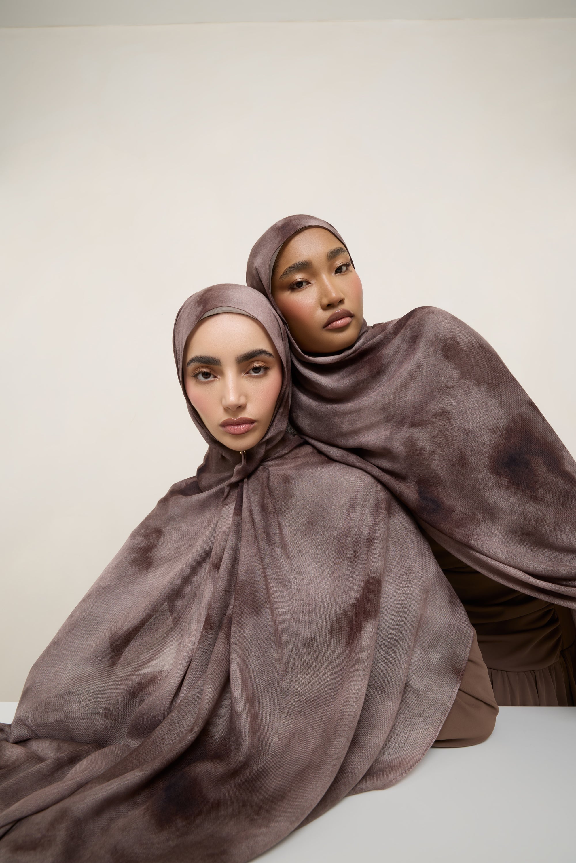 Printed Modal Hijab - Dune - Image 6