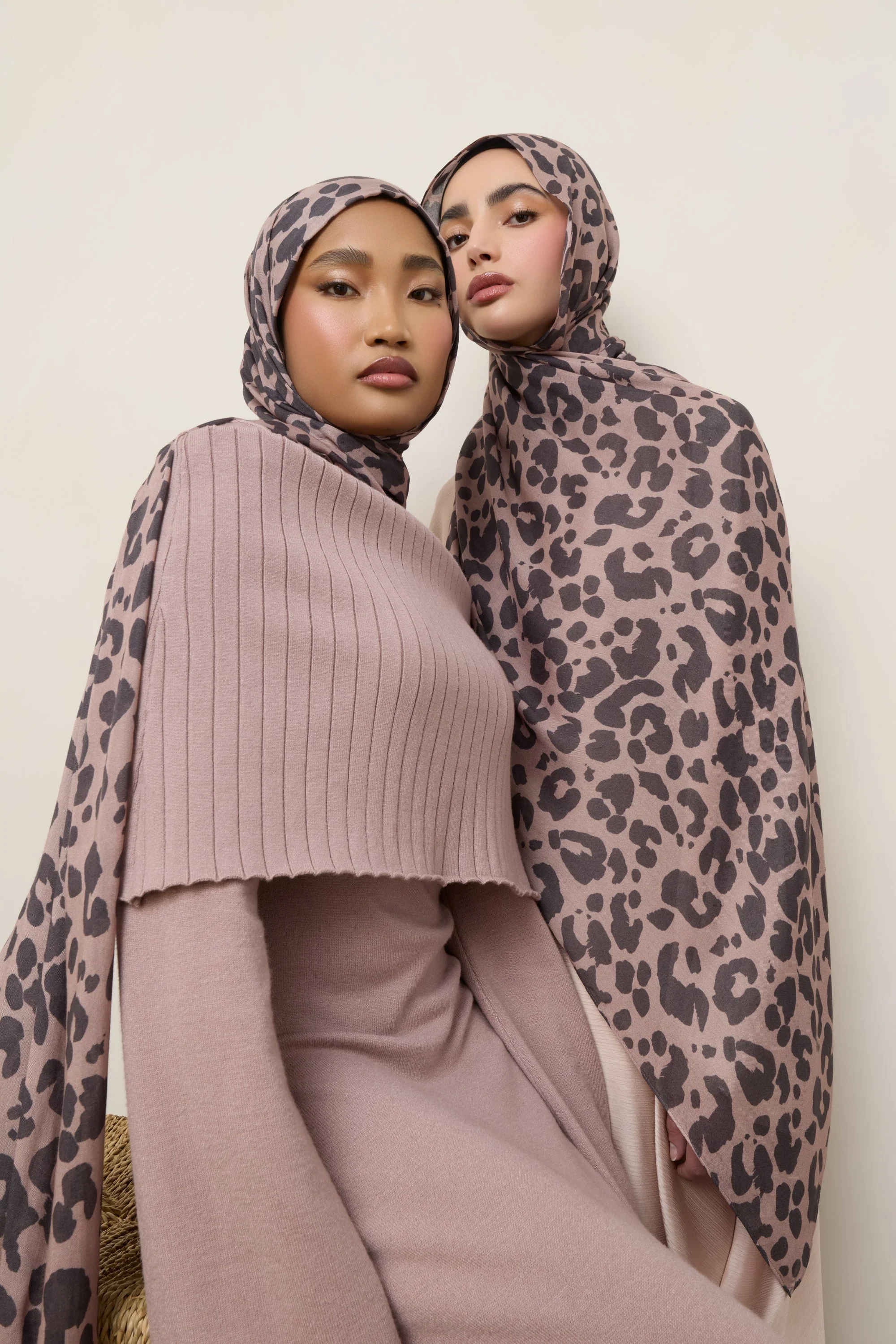 Printed Modal Hijab - Dune Spots