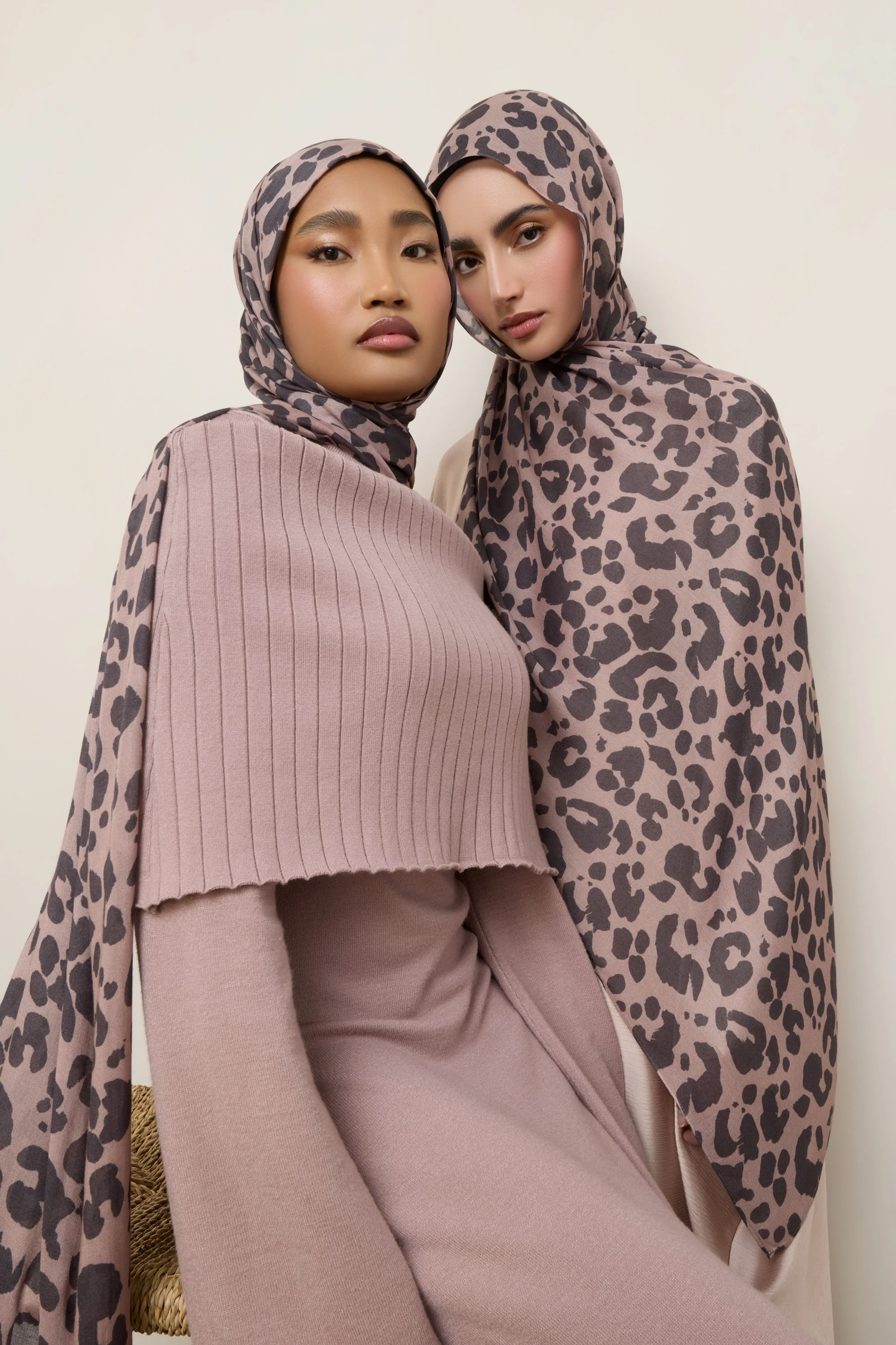 Printed Modal Hijab - Dune Spots - Image 5