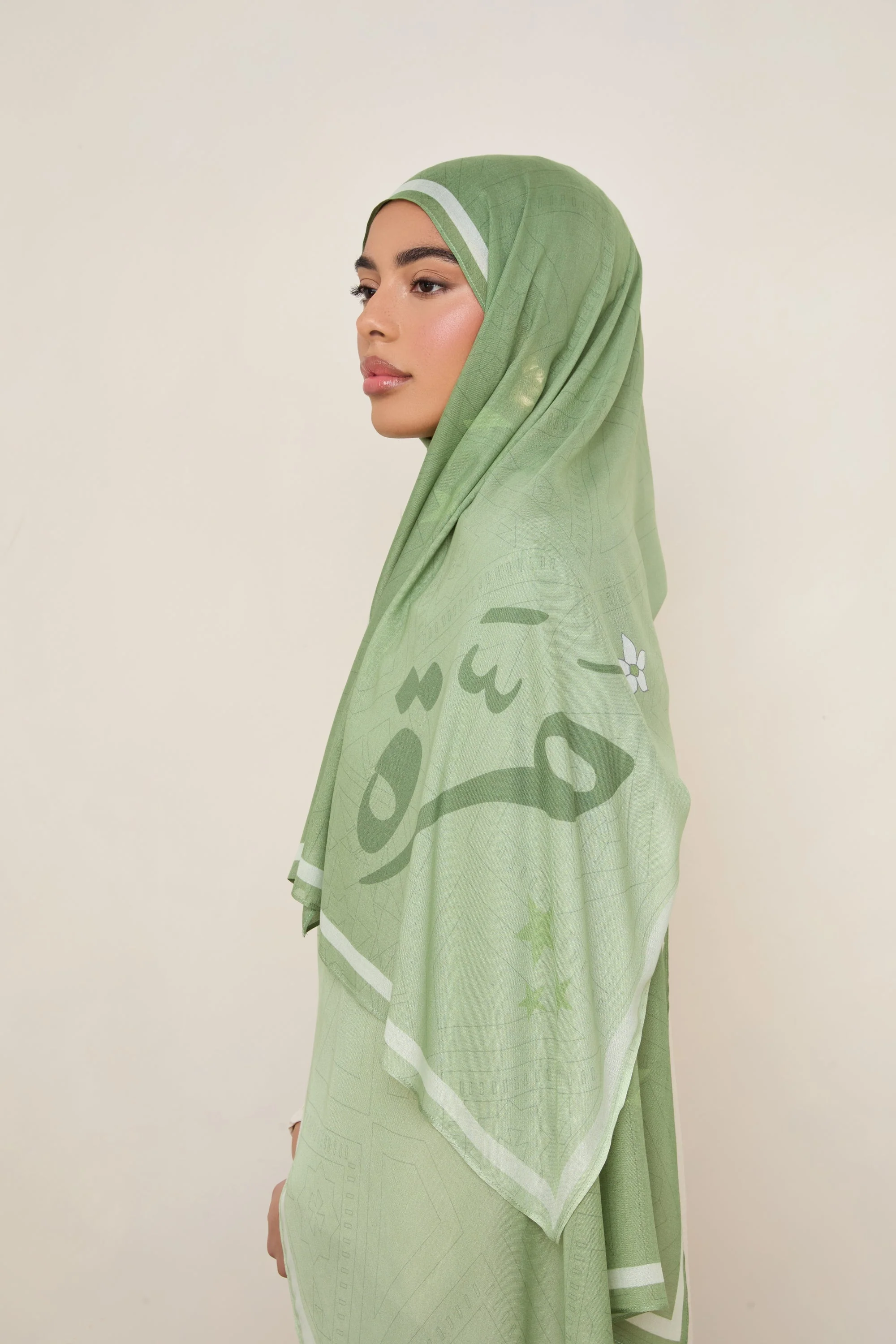 Printed Modal Hijab - Freedom - Image 3