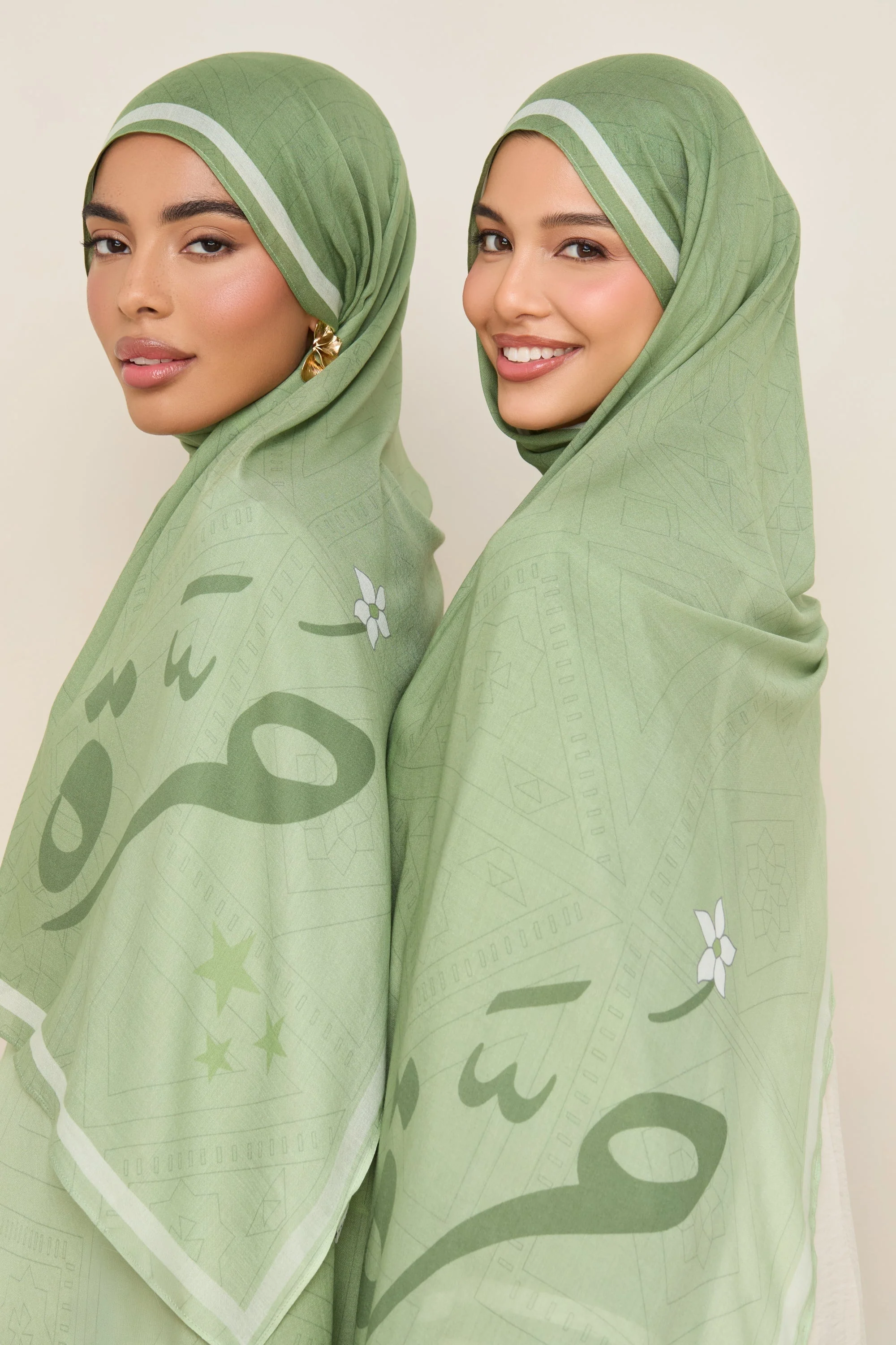 Printed Modal Hijab - Freedom - Image 4