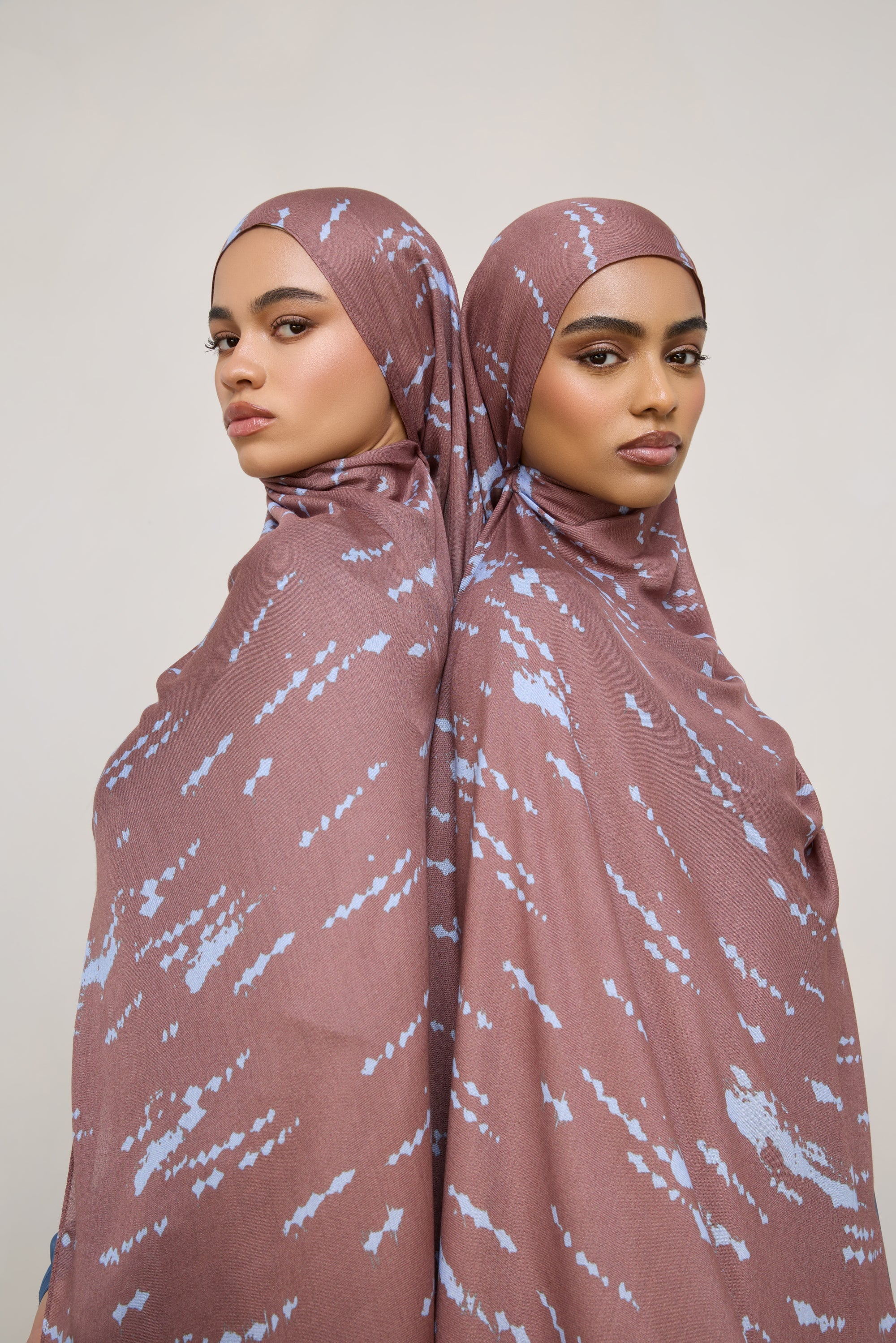 Printed Modal Hijab - Frosted Speckles - Image 2