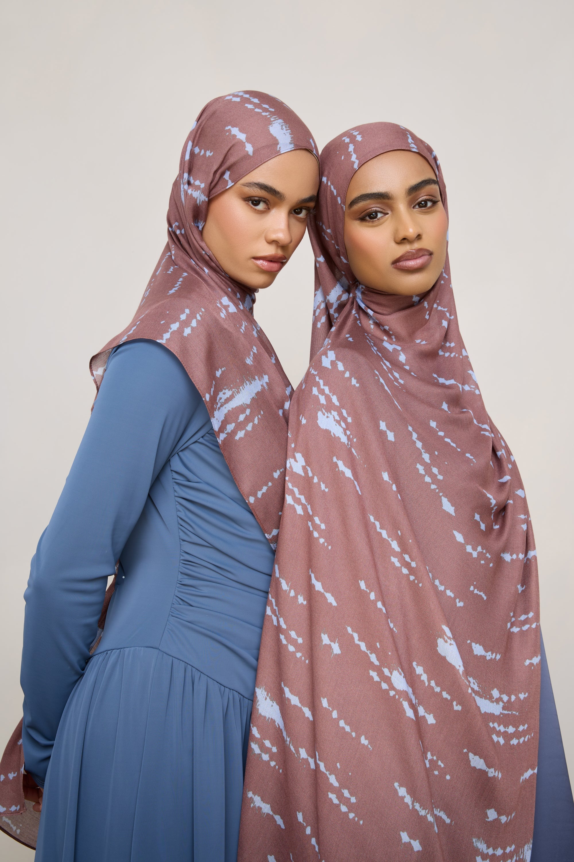 Printed Modal Hijab - Frosted Speckles - Image 3