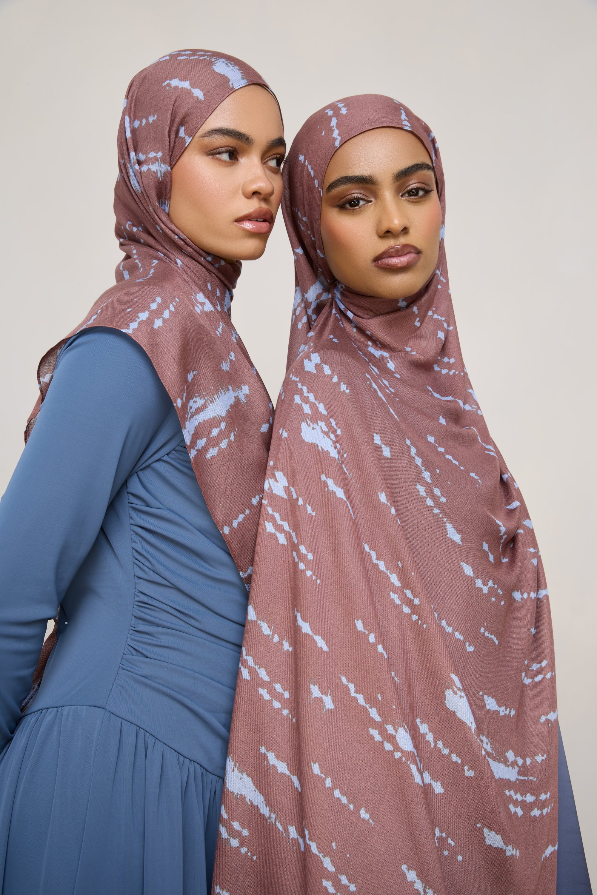 Printed Modal Hijab - Frosted Speckles - Image 4