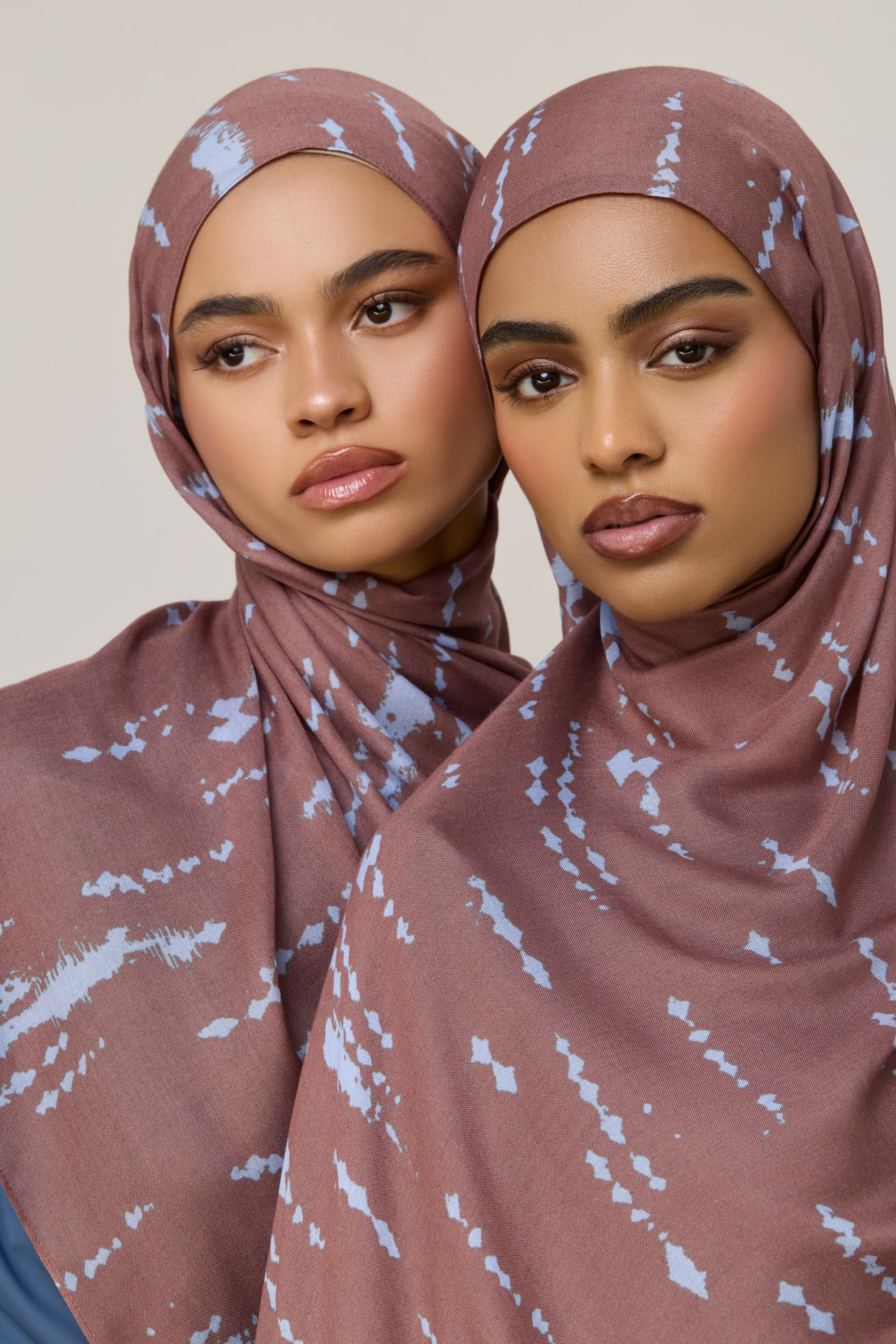 Printed Modal Hijab - Frosted Speckles - Image 5