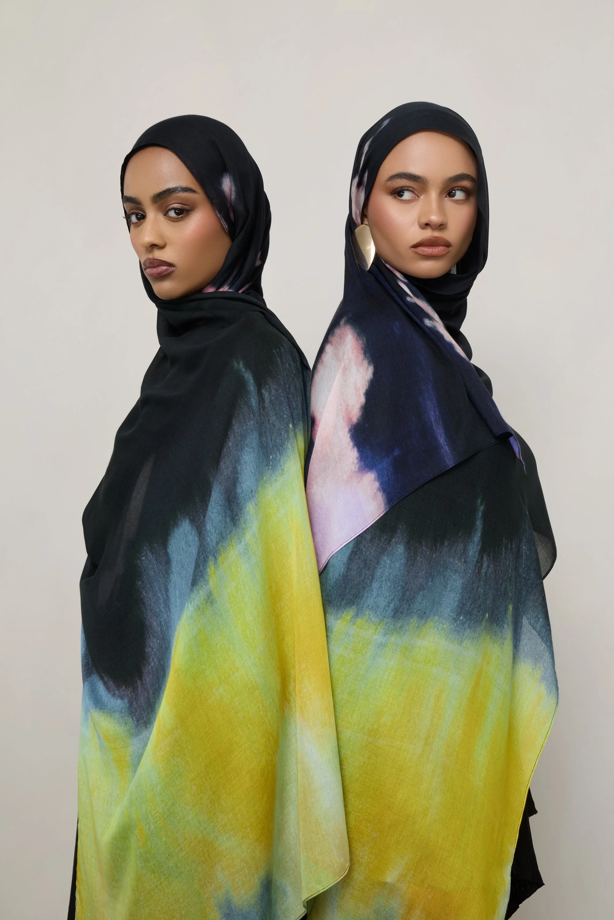 Printed Modal Hijab - Lightburst - Image 2
