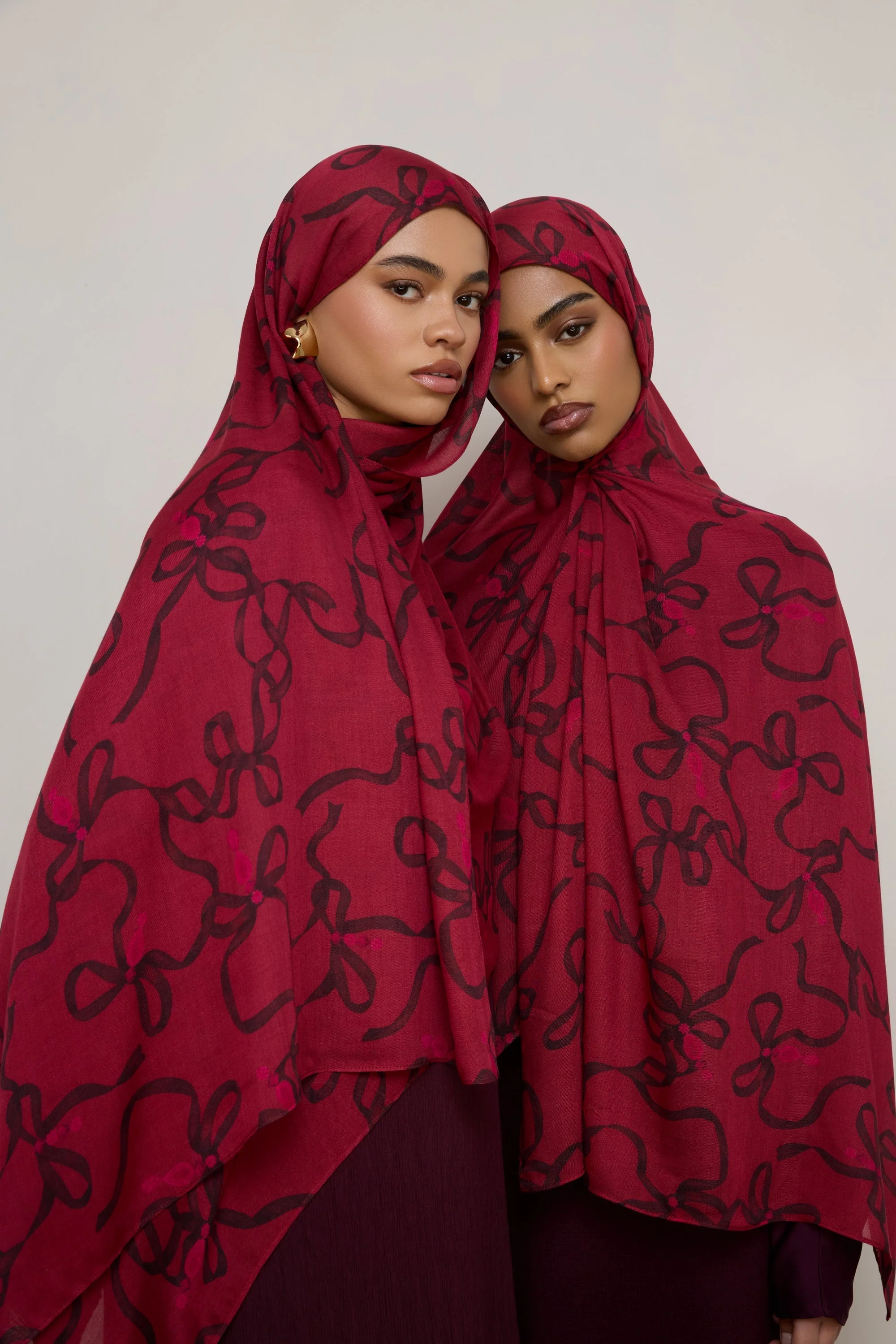 Printed Modal Hijab - Wrapped Up - Image 2