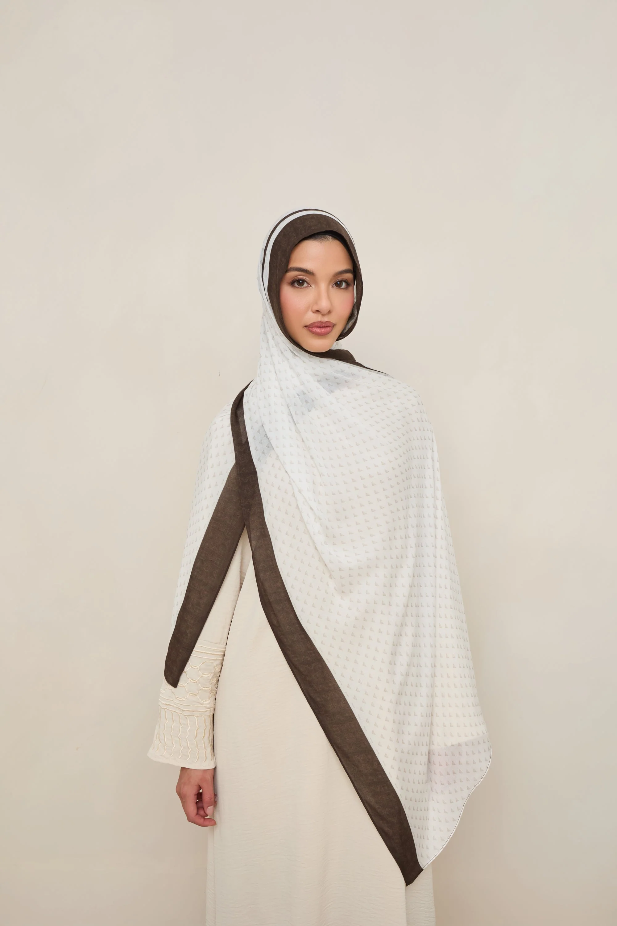 Printed Modal Hijab - Mosaic - Image 2