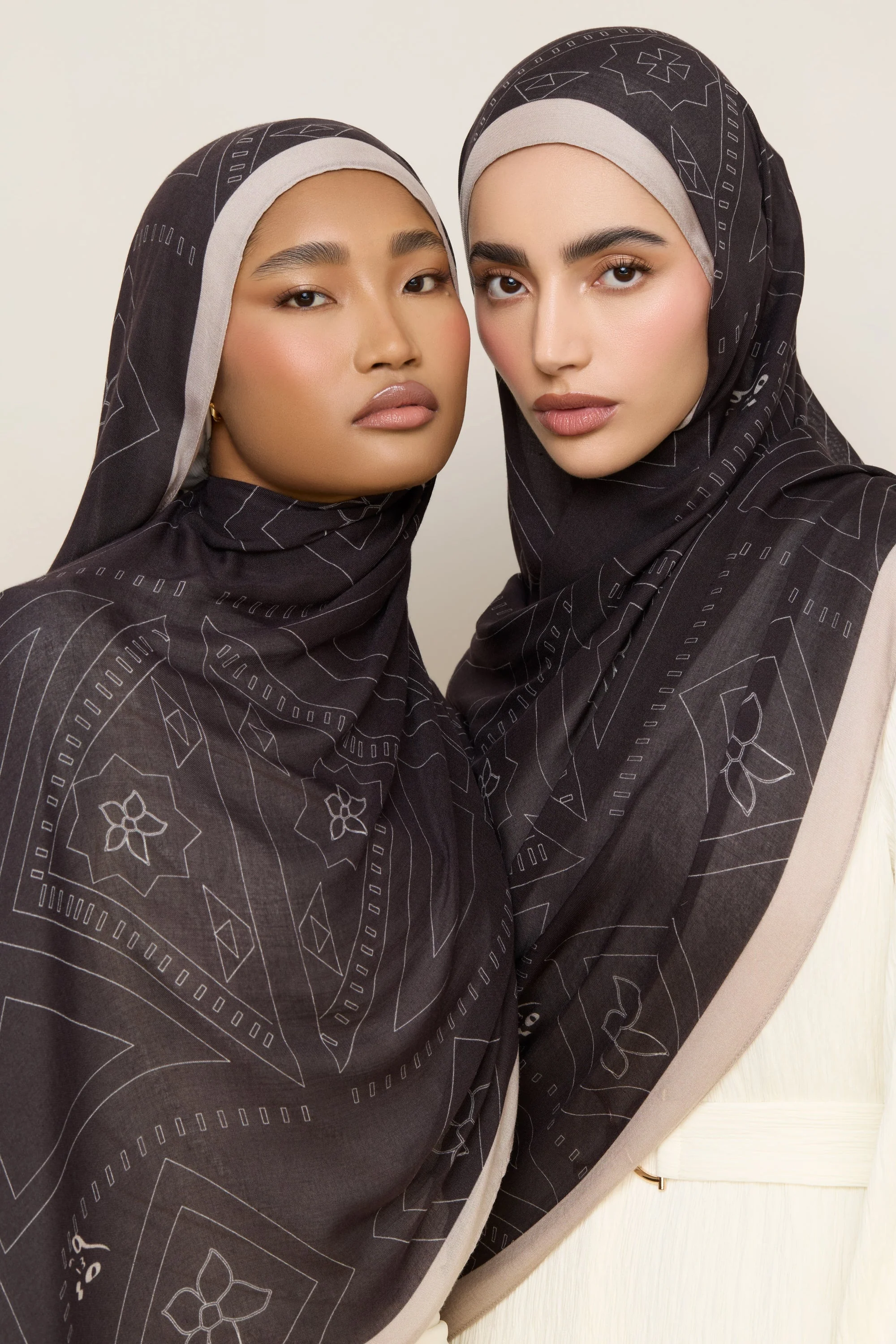Printed Modal Hijab - Najum - Image 2