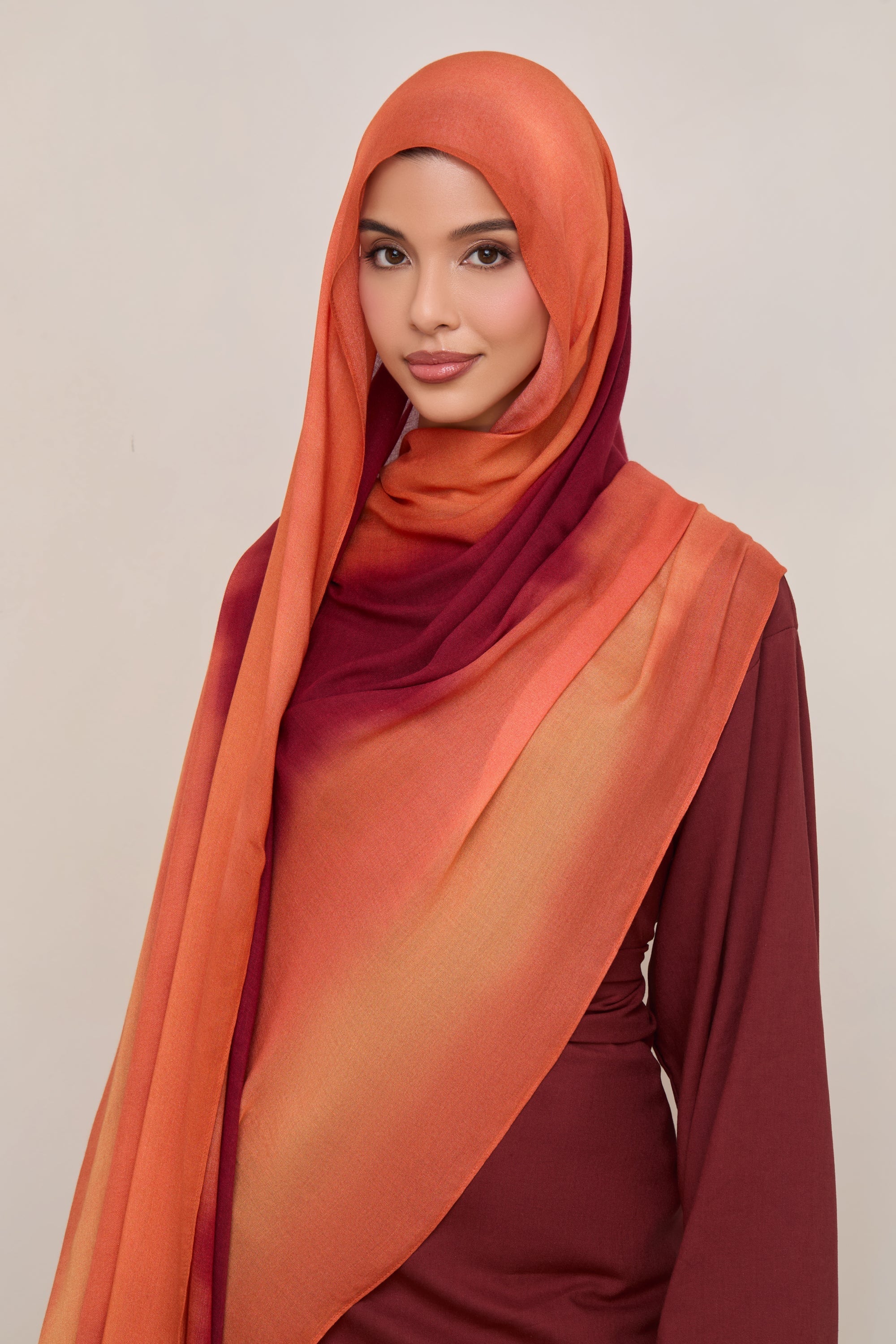 Printed Modal Hijab - Summer Sunset - Image 2