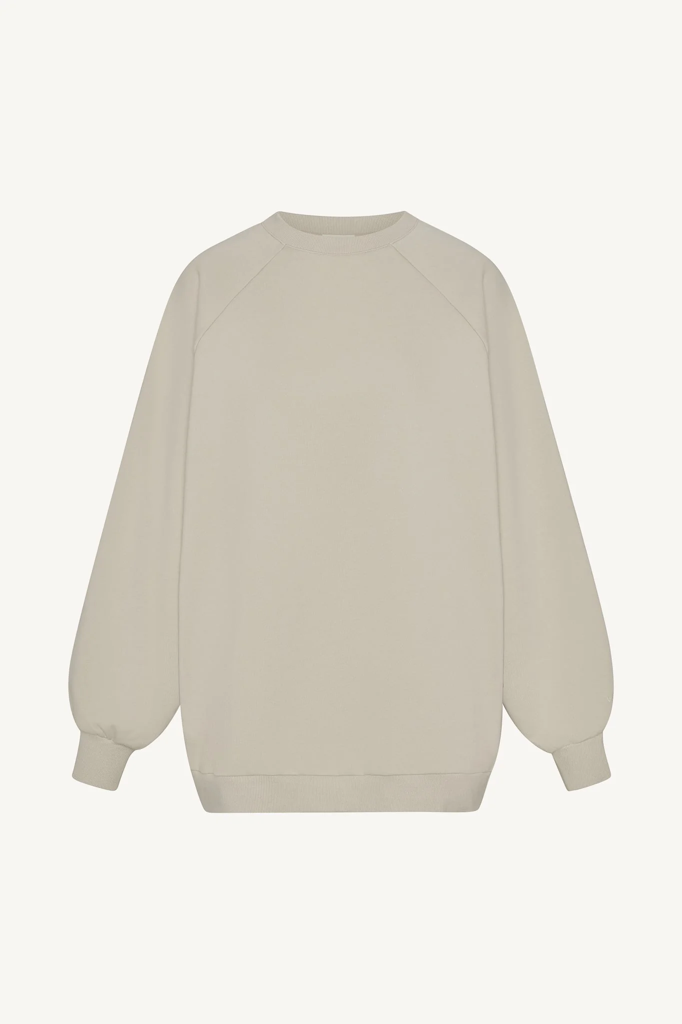Unisex Raglan Sleeve Sweatshirt - Stone - Image 9