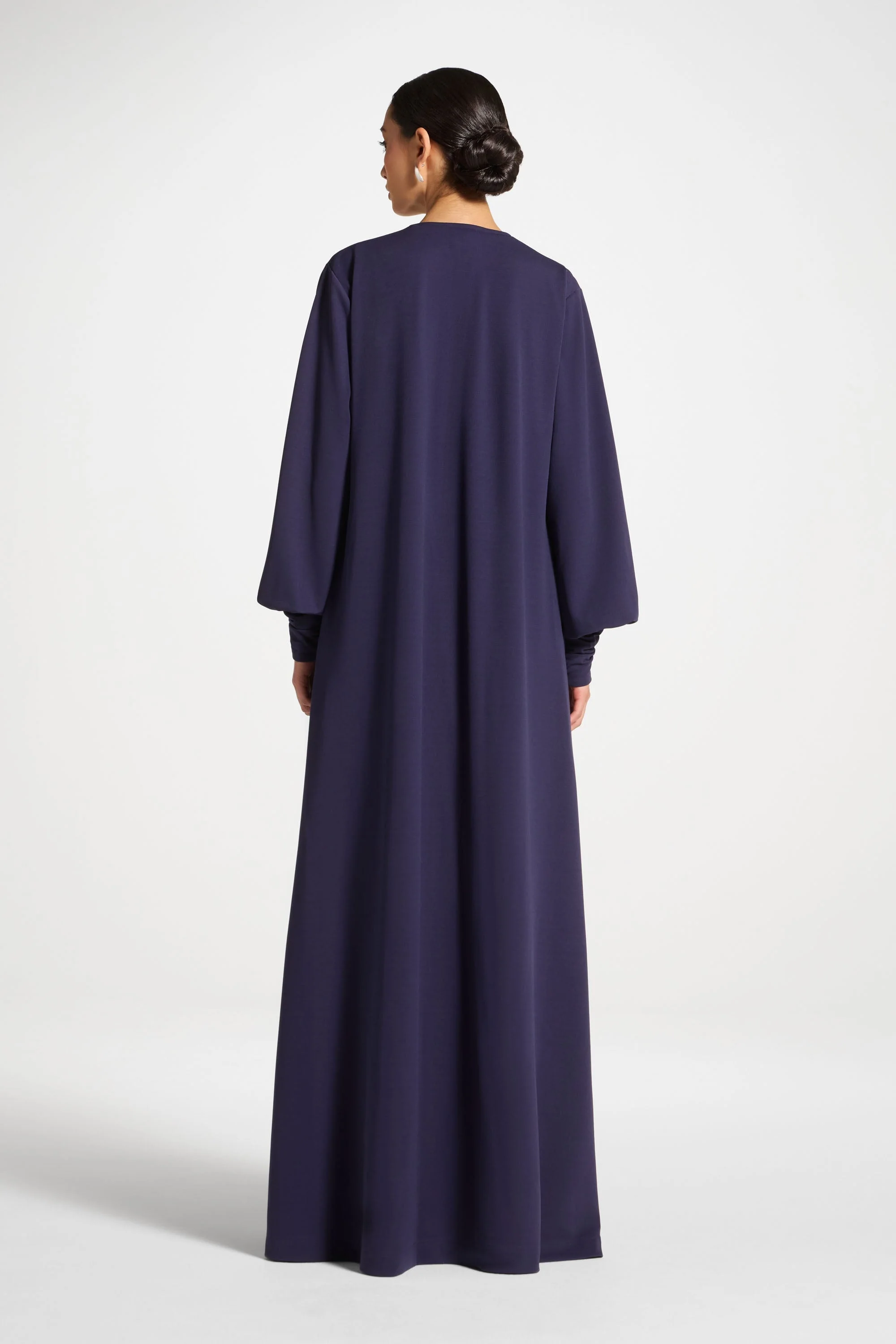 Signature Stretch 3 Piece Abaya & Dress Set - Future Dusk - Image 5