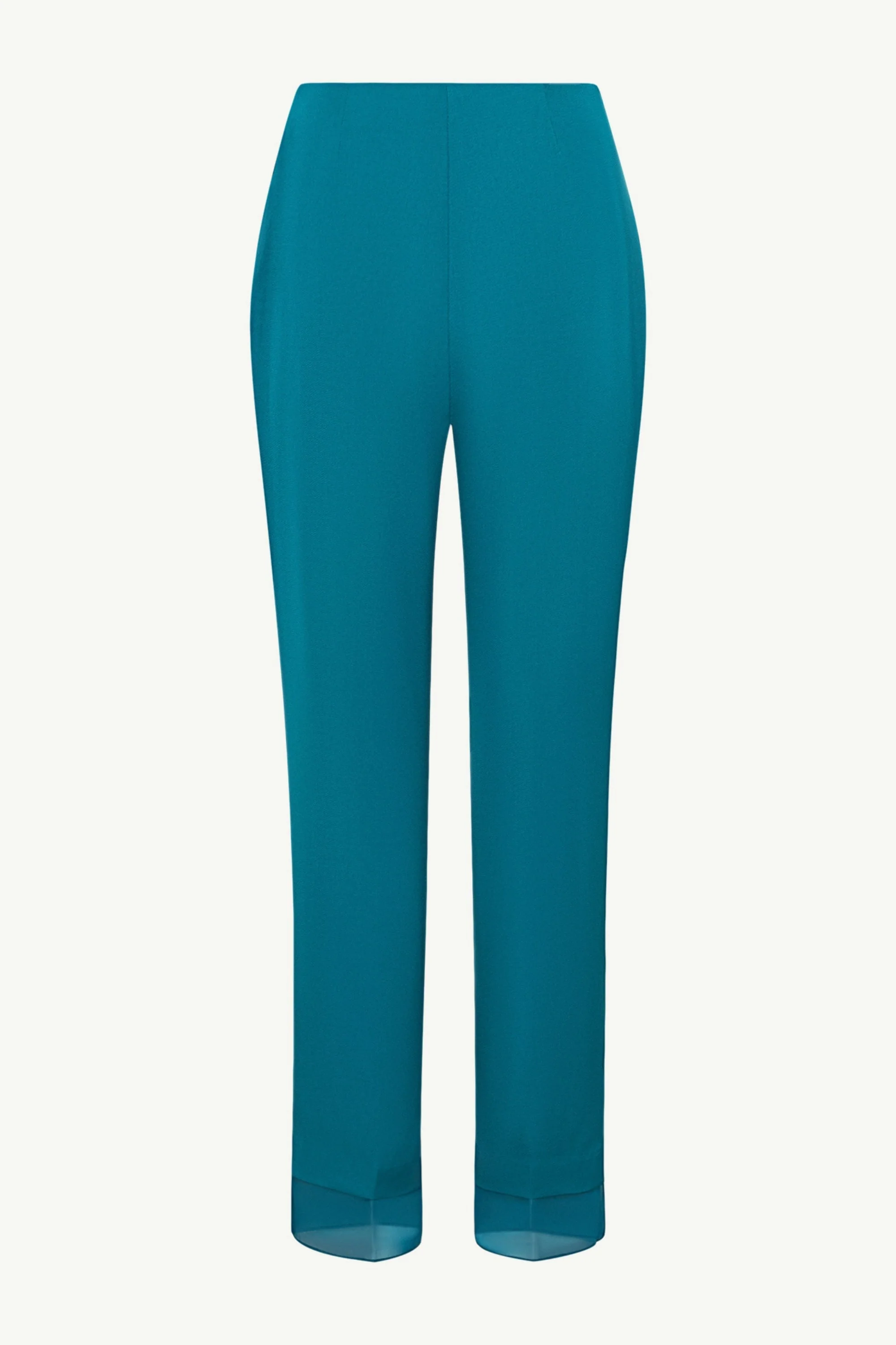 Rayan Organza Trim Trousers - Deep Lagoon - Image 9