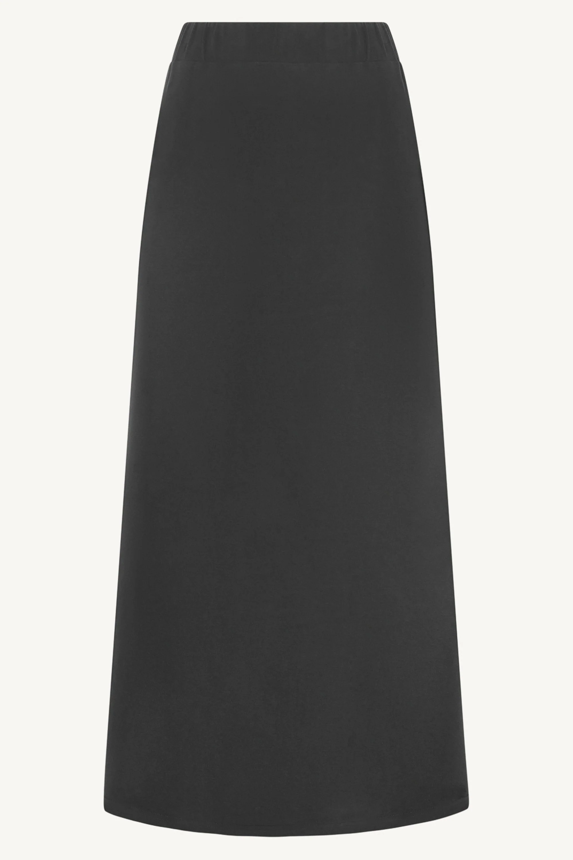 Ribbed Maxi Skirt - Iron