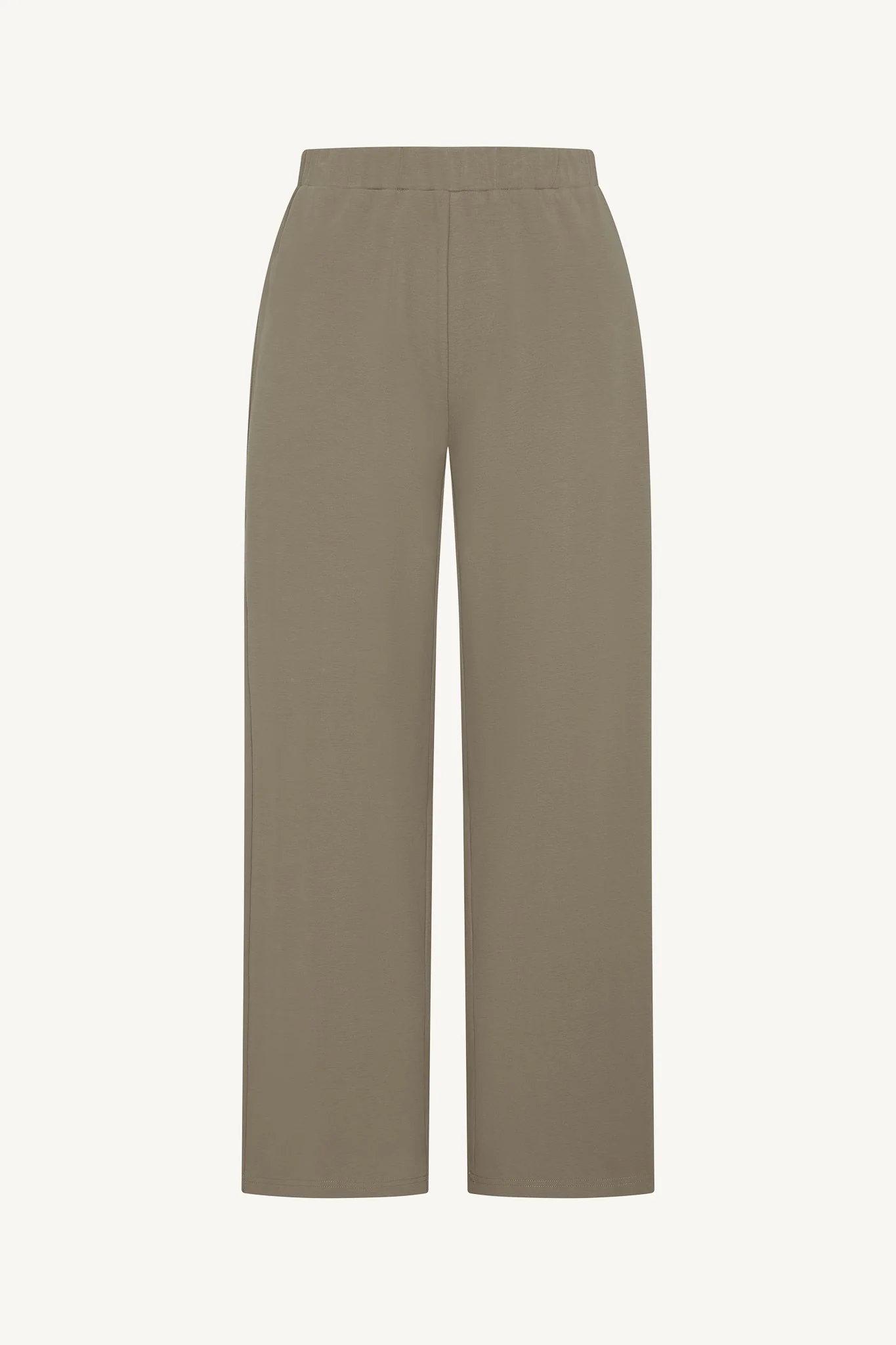Ribbed Top & Pants Matching Set - Pebble - Image 9
