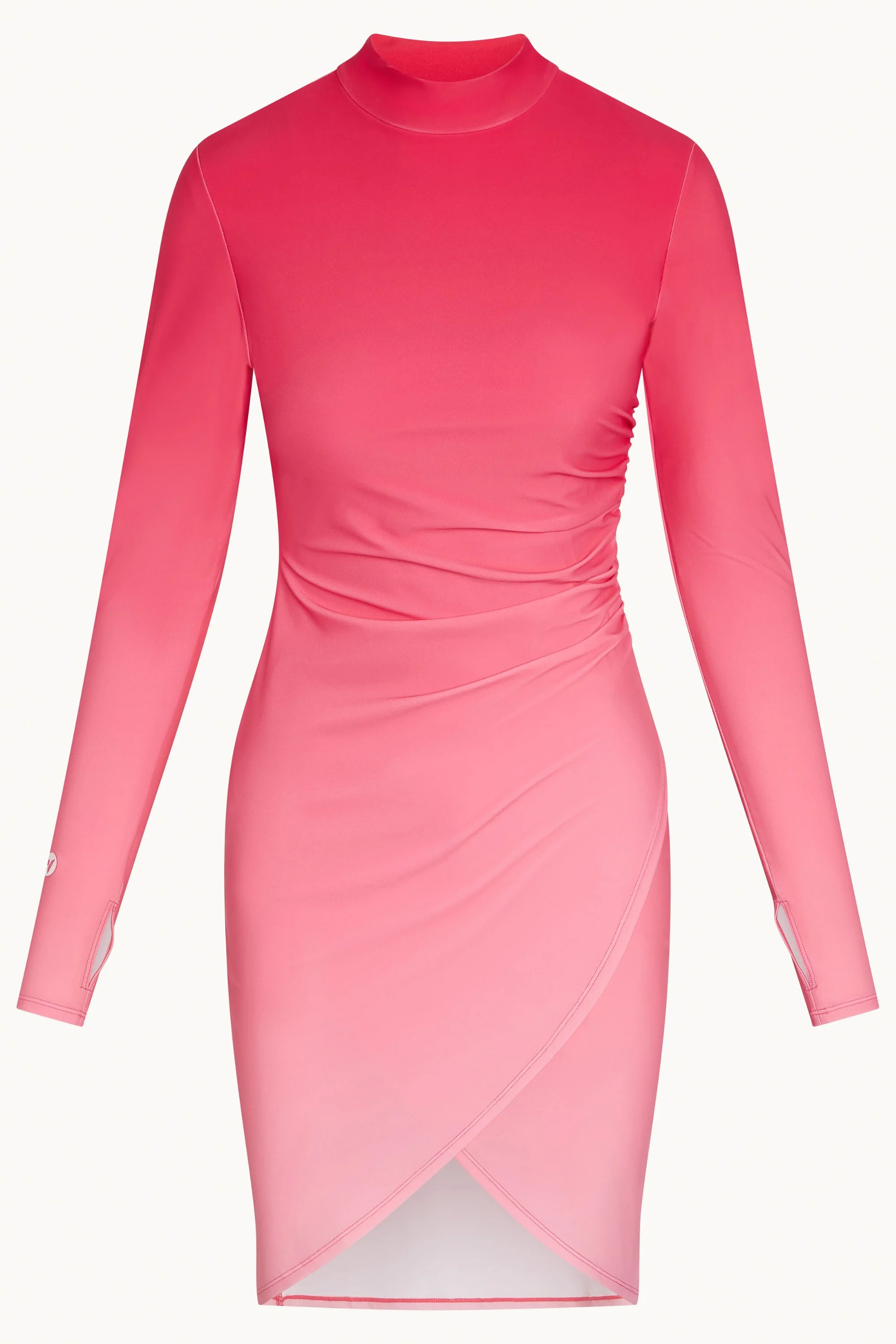 Rouched Swim Tunic - Coral Ombre - Image 12