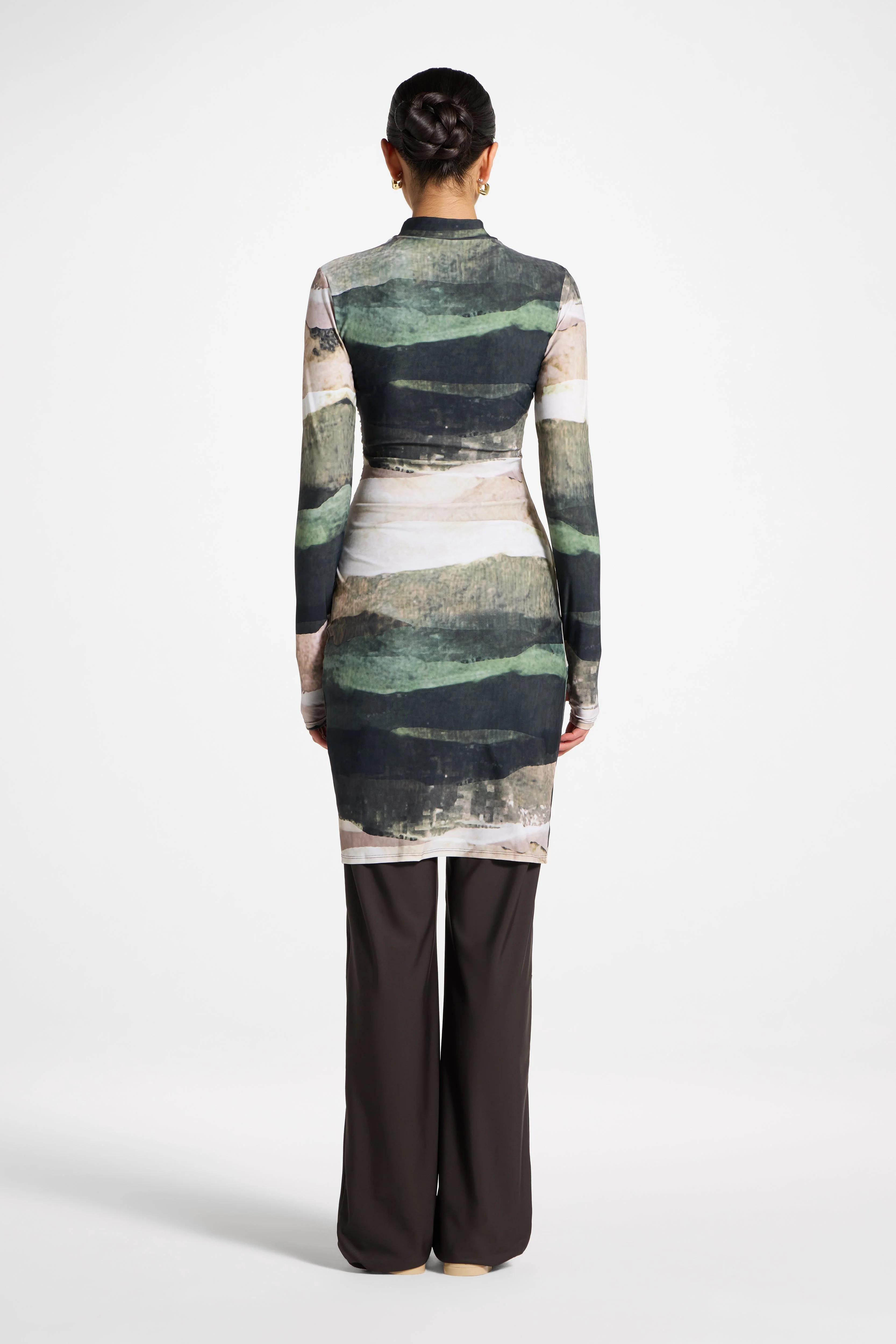 Rouched Swim Tunic - Dune Sands - Image 9
