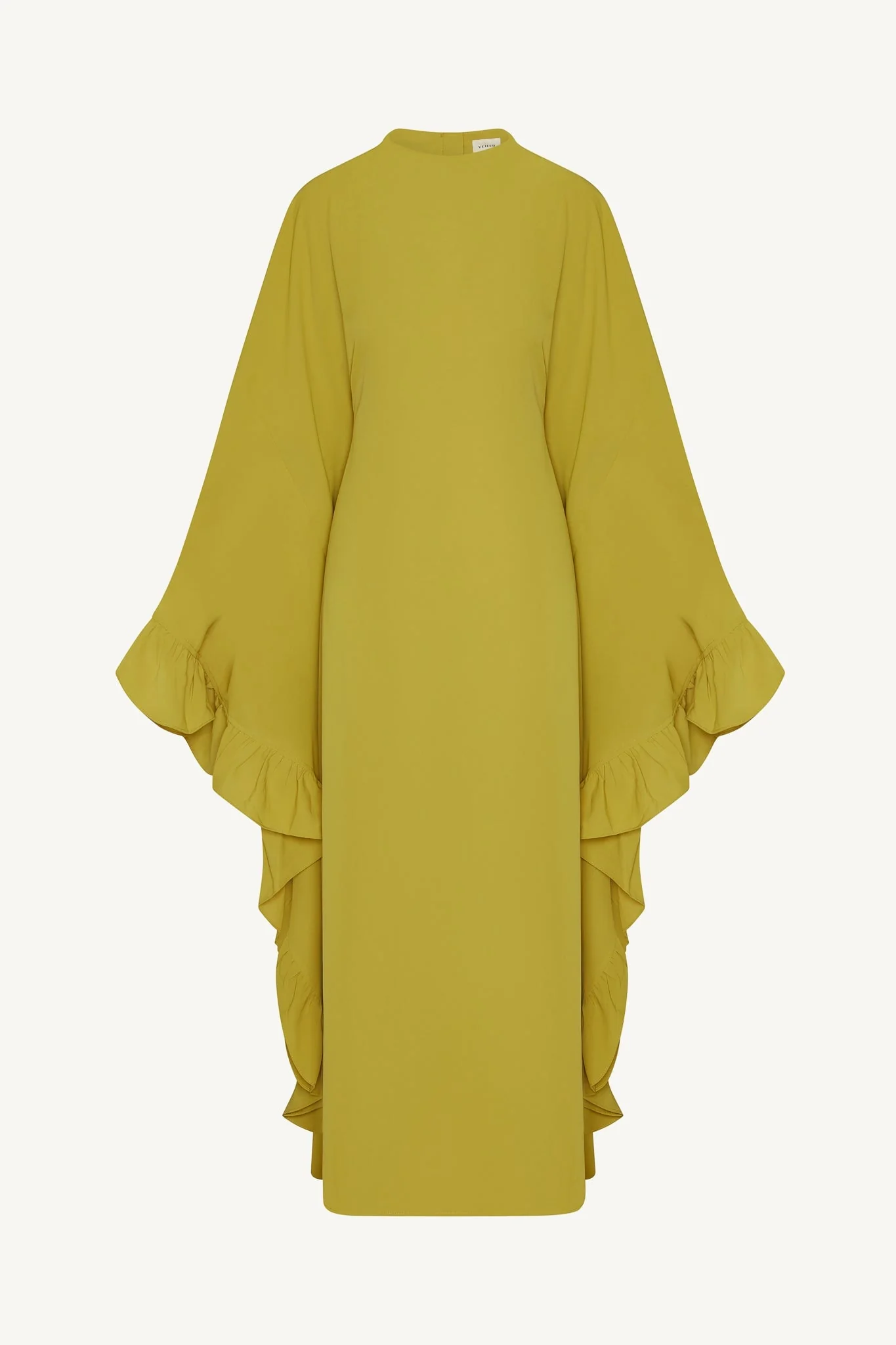 Ruffle Butterfly Abaya Dress - Mango Mint - Image 10