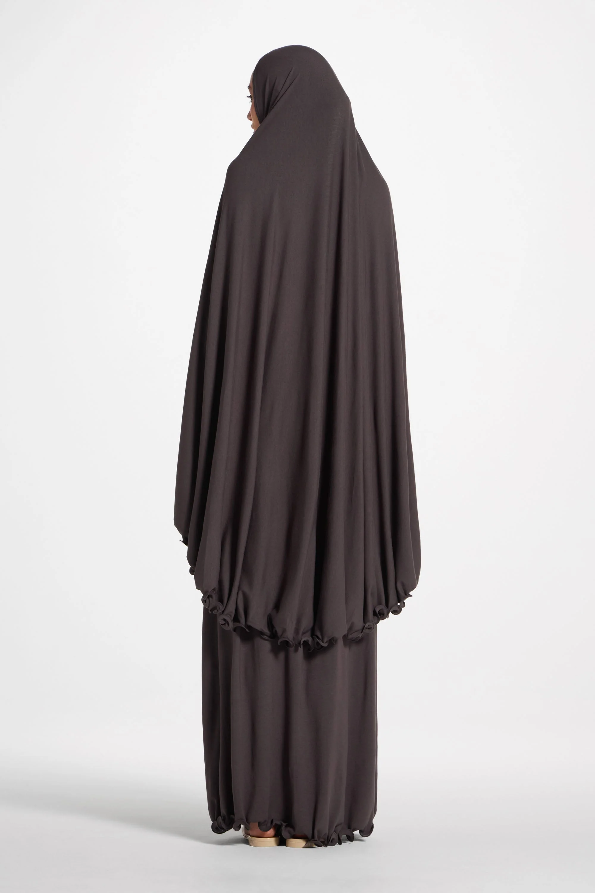 Ruffle Jersey Prayer Set - Iron - Image 5