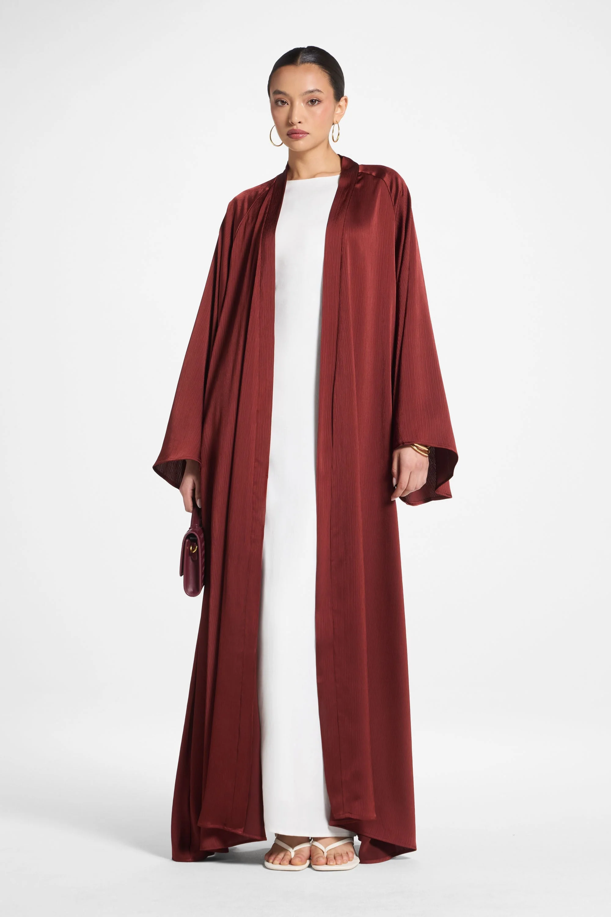 Sabeen Open Abaya - Karaz - Image 3